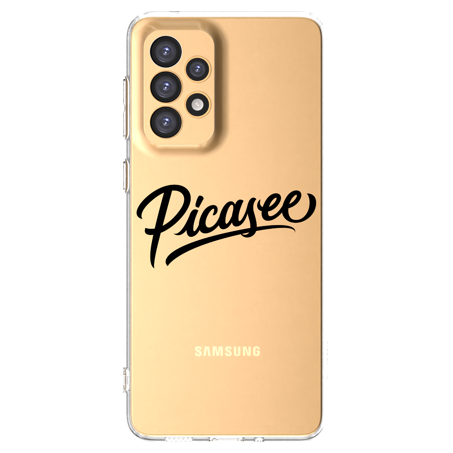 Picasee silikónový prehľadný obal pre Samsung Galaxy A33 5G A336 - Picasee - old logo - black