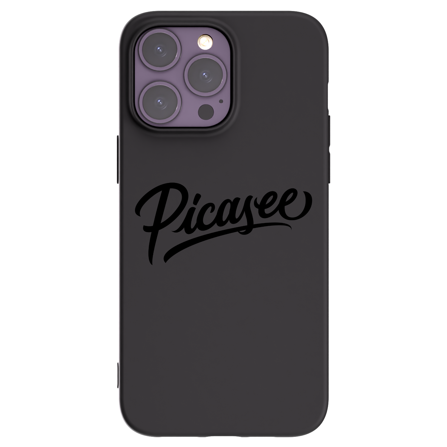 Picasee silikónový čierny obal pre Apple iPhone 14 Pro Max - Picasee - old logo - black