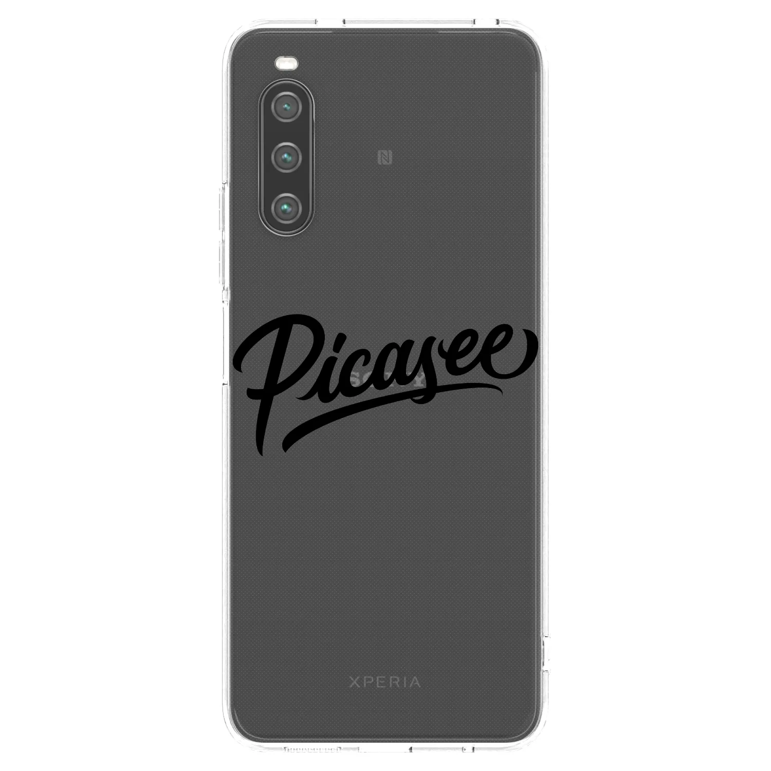 Picasee silikónový prehľadný obal pre Sony Xperia 10 IV 5G - Picasee - old logo - black