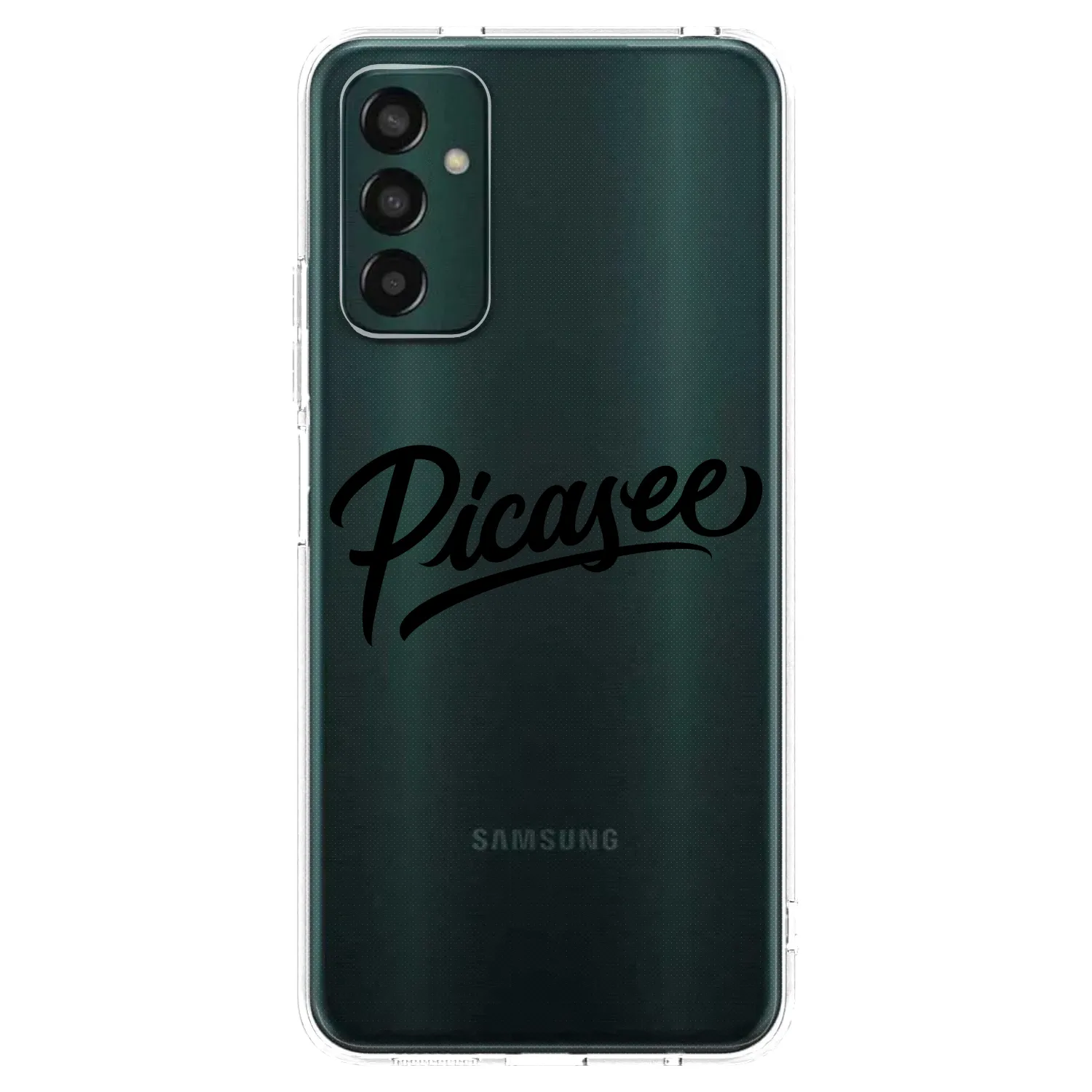 Picasee silikónový prehľadný obal pre Samsung Galaxy M13 M135F - Picasee - old logo - black