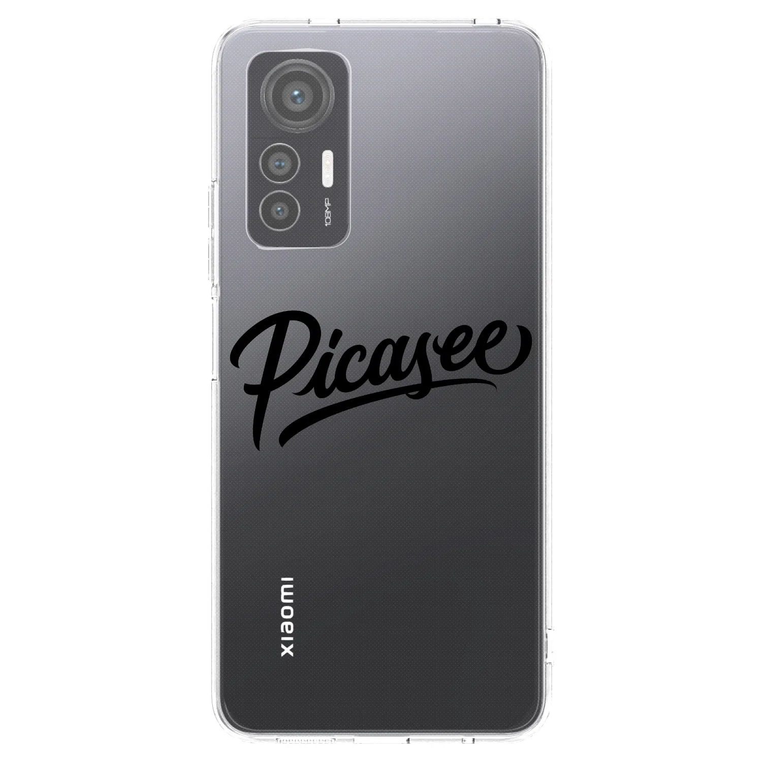 Picasee silikónový prehľadný obal pre Xiaomi 12 Lite - Picasee - old logo - black