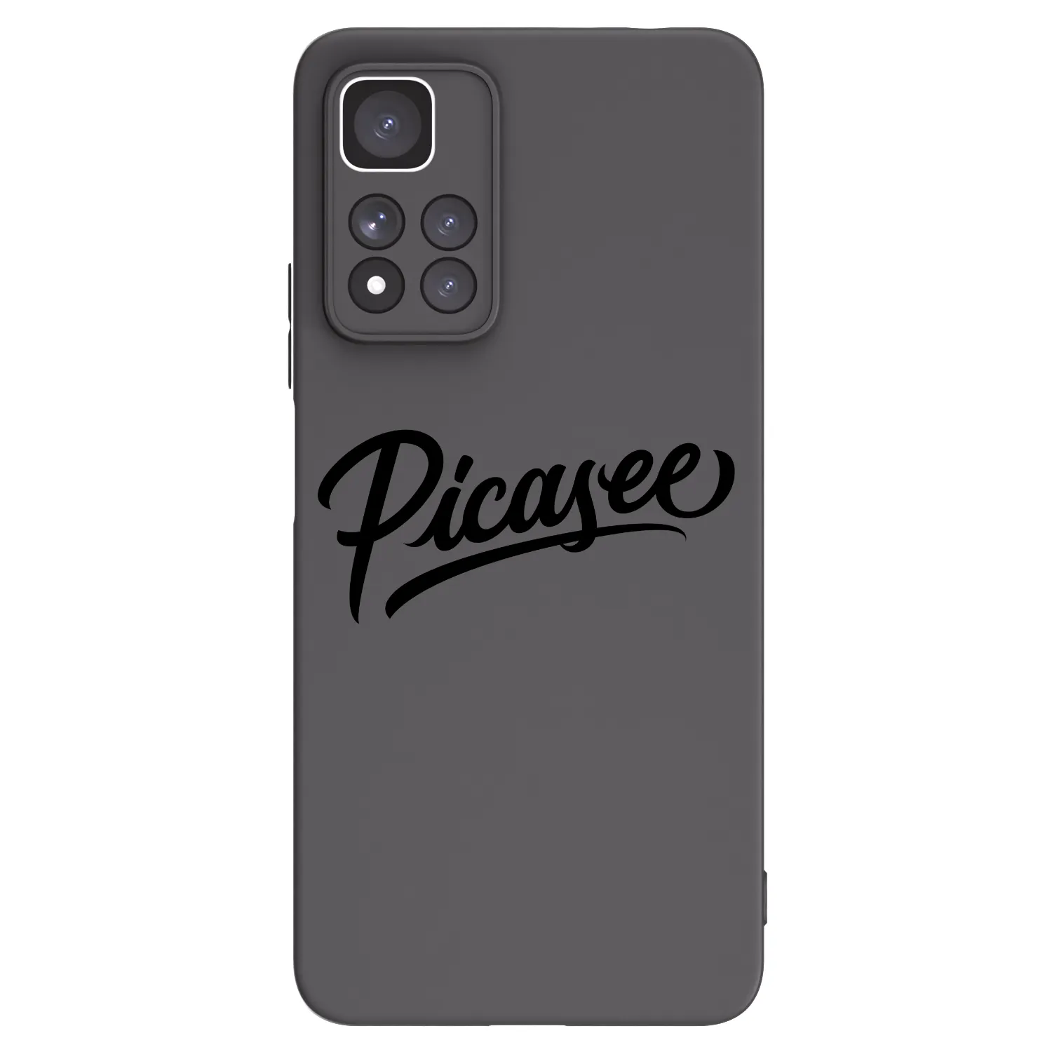 Picasee silikónový čierny obal pre Xiaomi Redmi Note 11 Pro+ 5G - Picasee - old logo - black