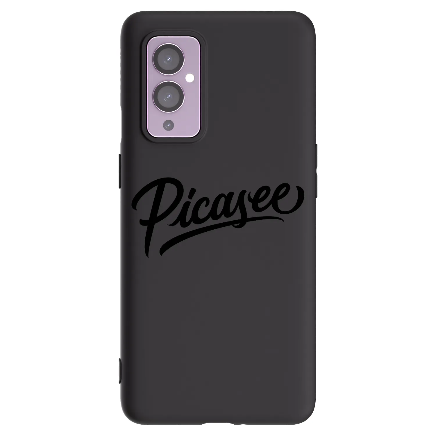 Silikónový čierny obal pre OnePlus 9 - Picasee - old logo - black