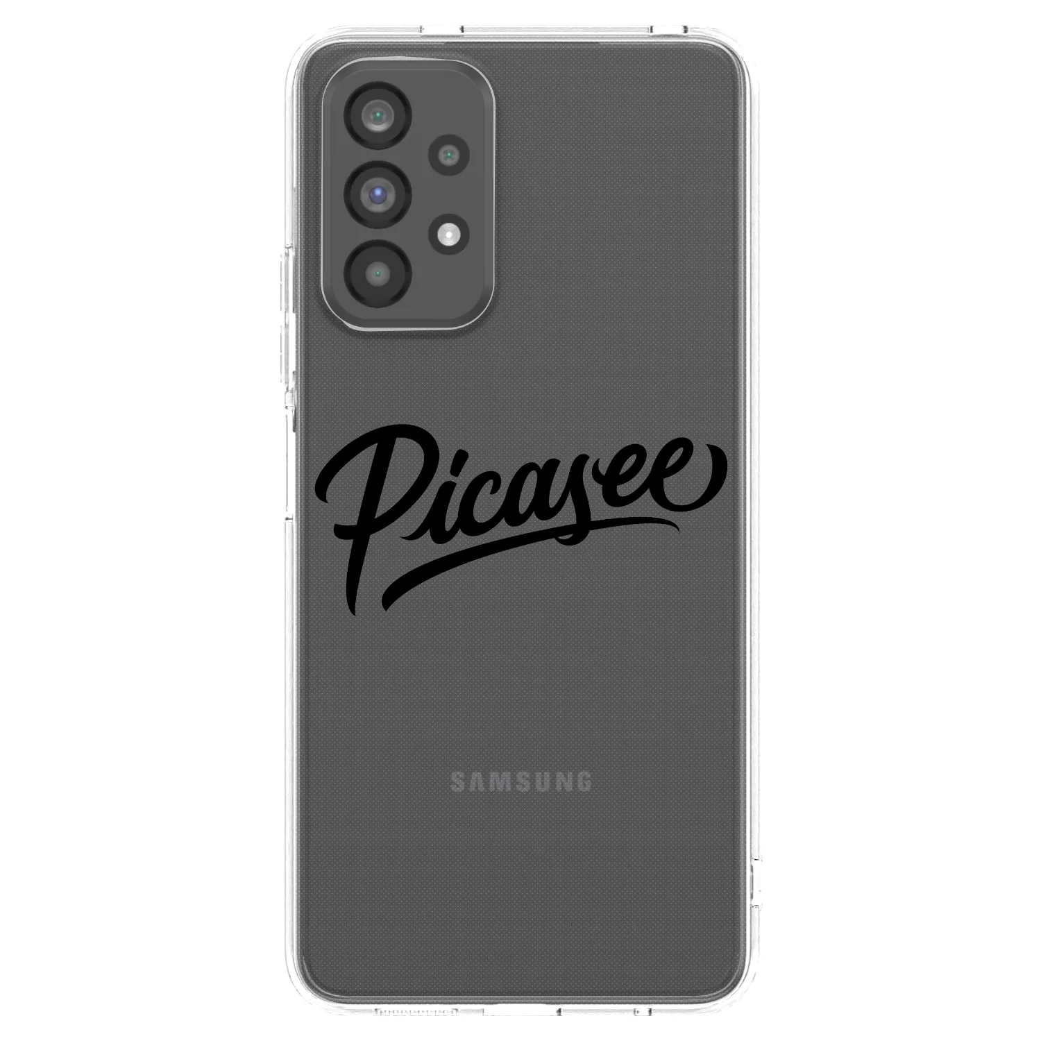 Picasee silikónový prehľadný obal pre Samsung Galaxy A73 5G - Picasee - old logo - black