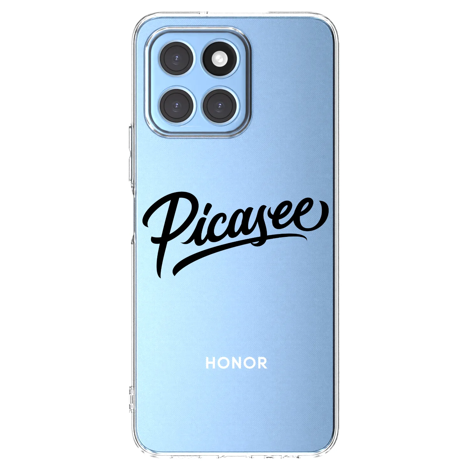 Picasee silikónový prehľadný obal pre Honor X8 5G - Picasee - old logo - black