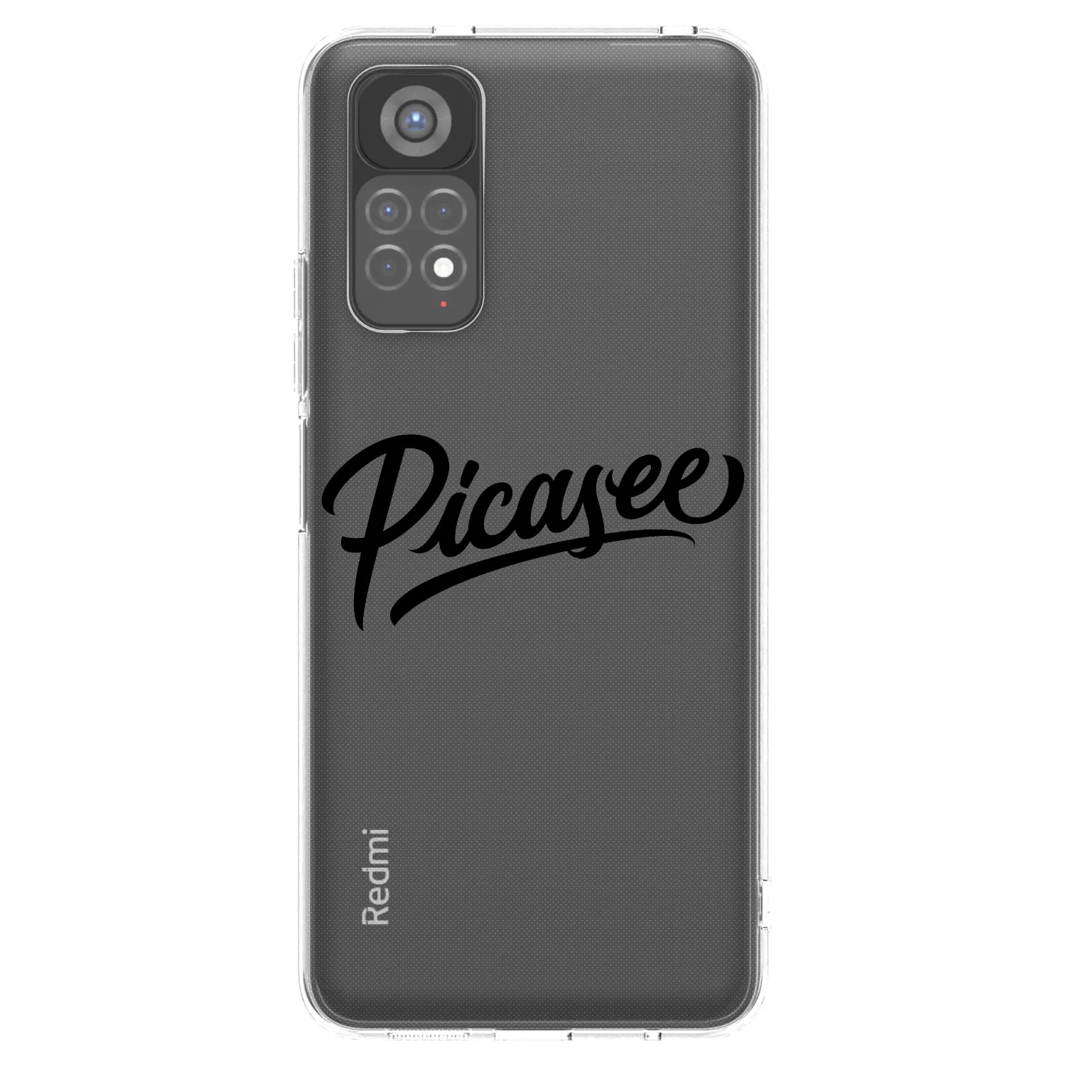 Picasee silikónový prehľadný obal pre Xiaomi Redmi Note 11S 5G - Picasee - old logo - black