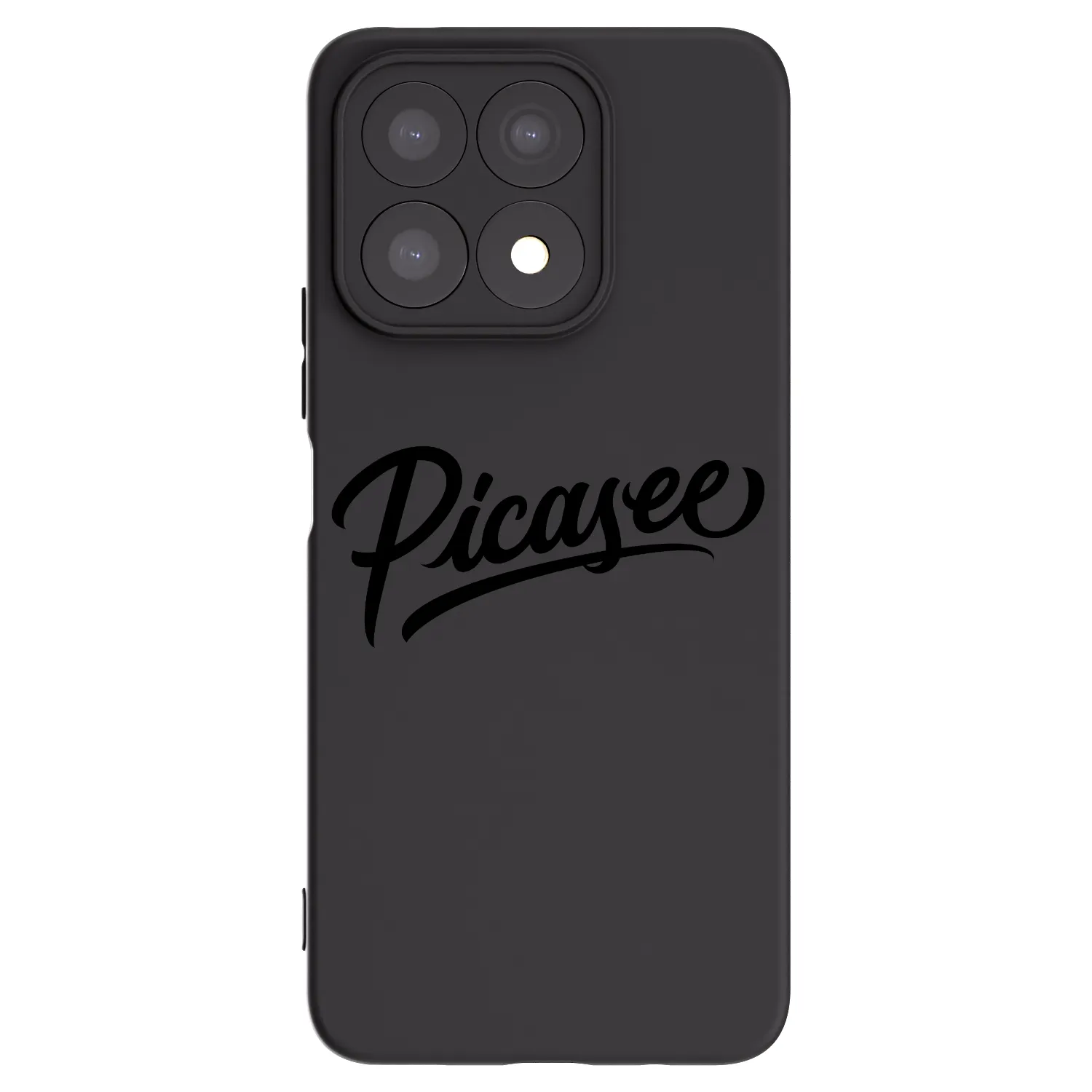 Picasee silikónový čierny obal pre Honor X8a - Picasee - old logo - black