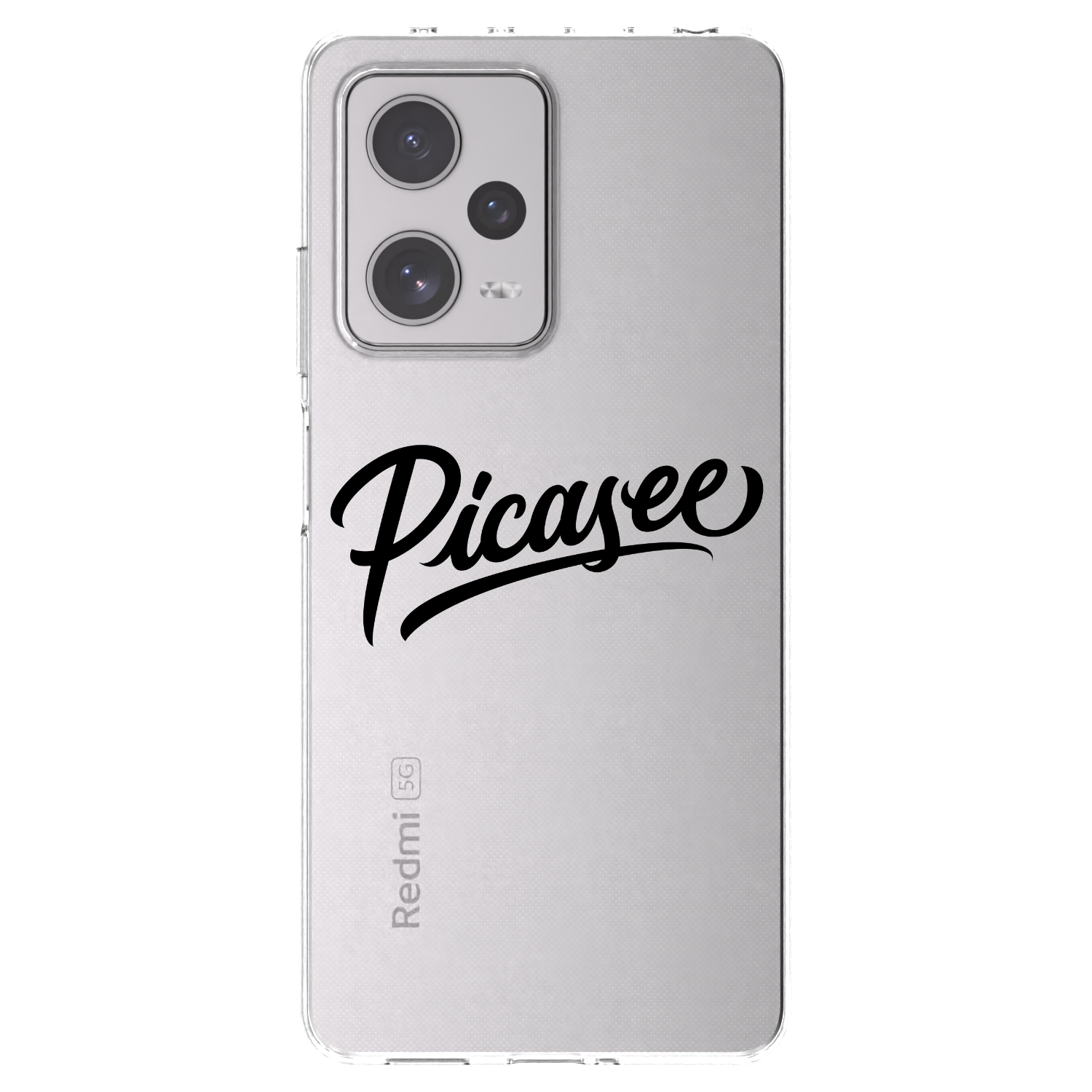 Picasee silikónový prehľadný obal pre Xiaomi Redmi Note 12 Pro+ 5G - Picasee - old logo - black