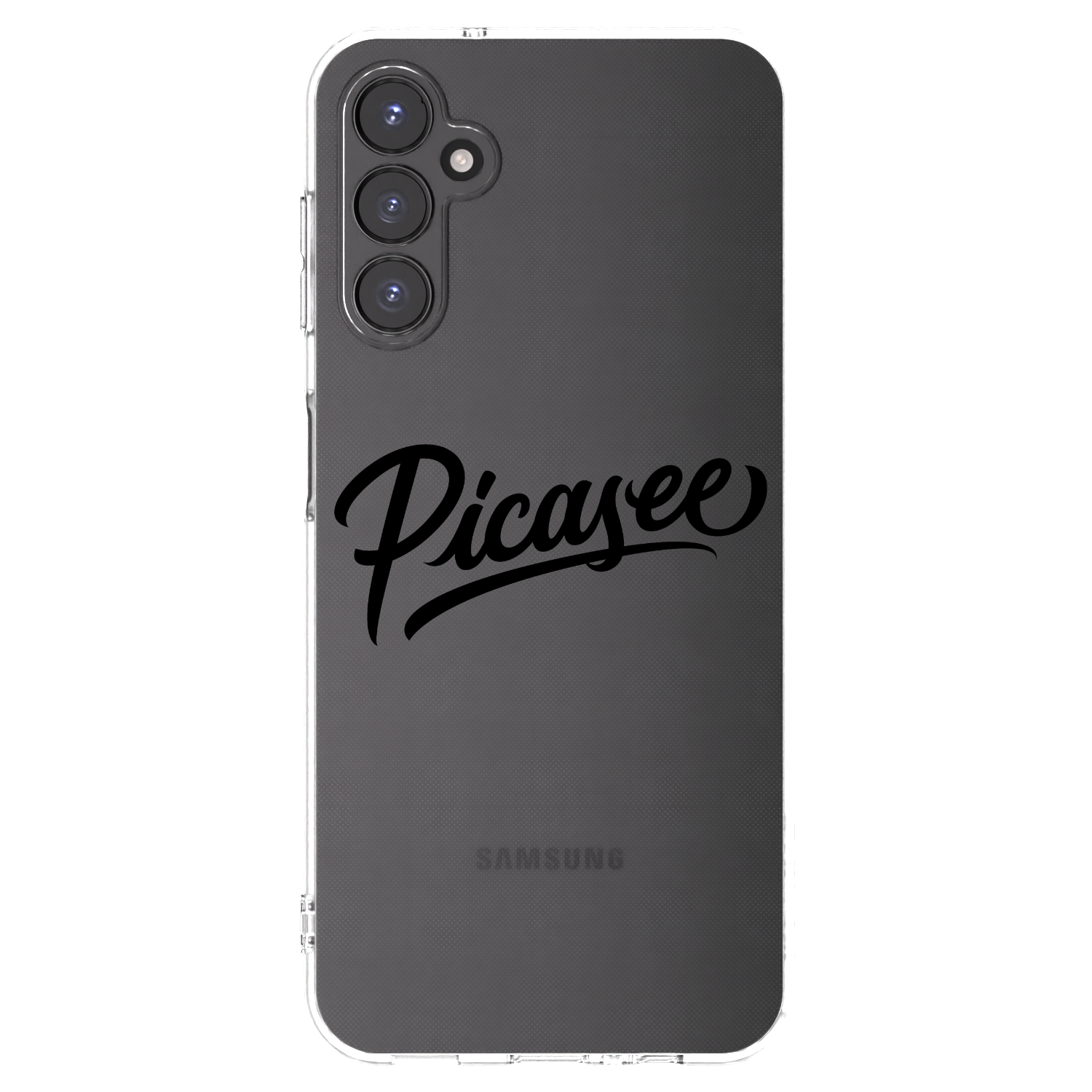Picasee silikónový prehľadný obal pre Samsung Galaxy A14 5G A146P - Picasee - old logo - black