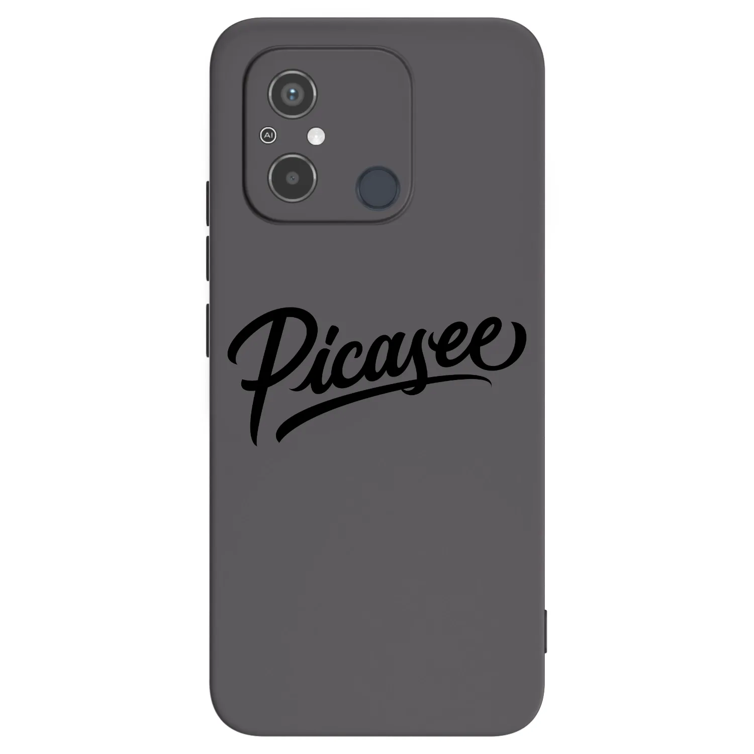 Picasee silikónový čierny obal pre Xiaomi Redmi 12C - Picasee - old logo - black