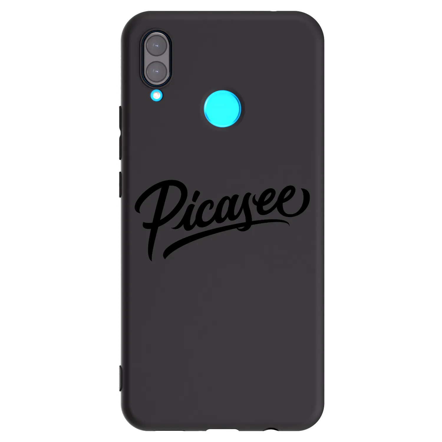 Picasee silikónový čierny obal pre Huawei Nova 3 - Picasee - old logo - black