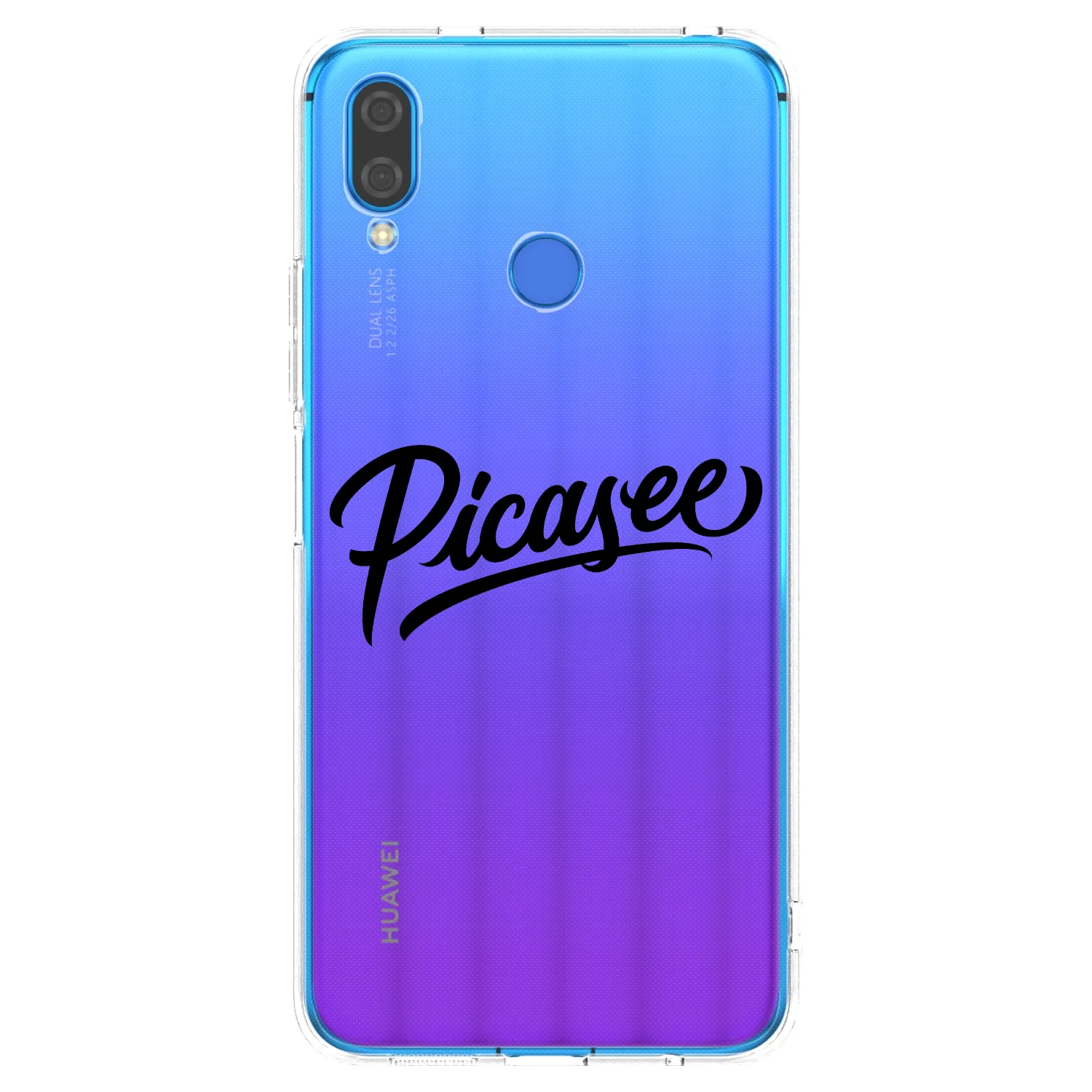 Picasee silikónový prehľadný obal pre Huawei Nova 3 - Picasee - old logo - black