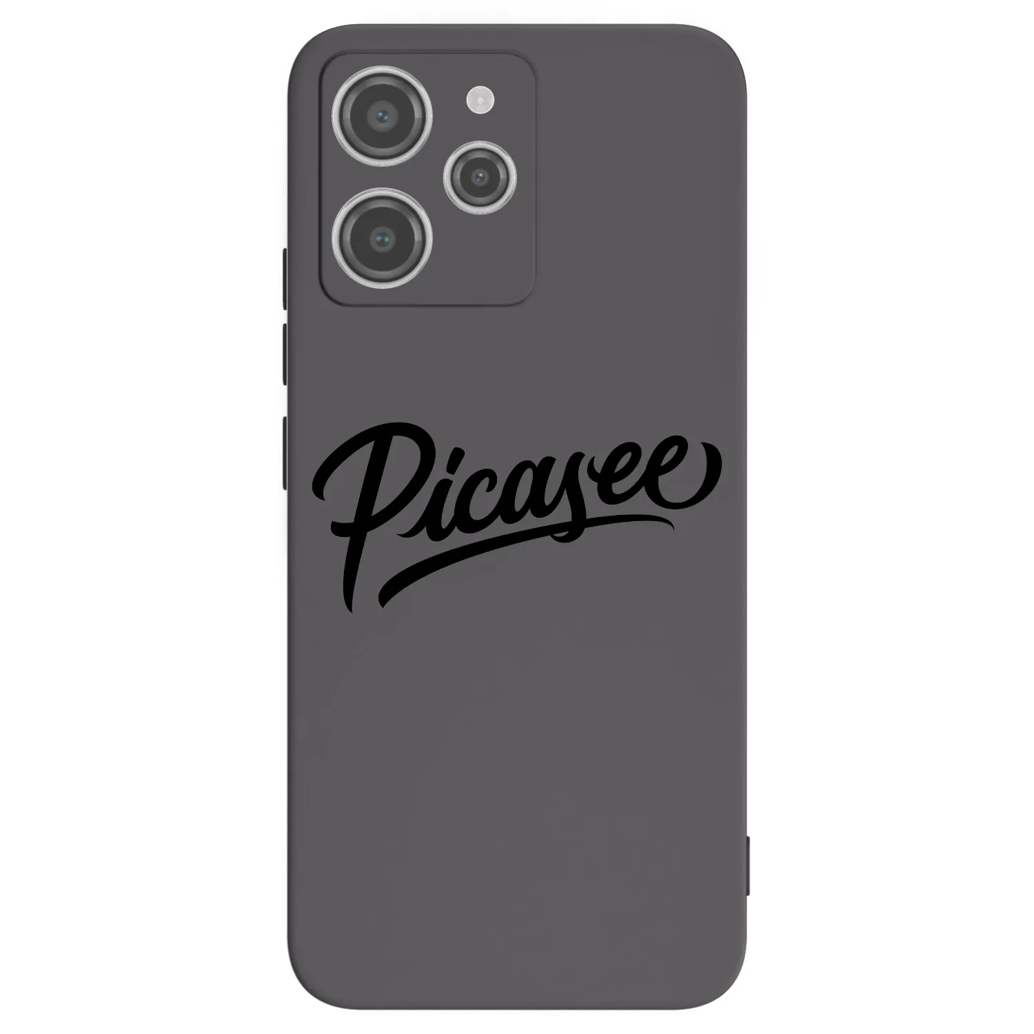 Silikónový čierny obal pre Xiaomi Redmi 12 4G - Picasee - old logo - black