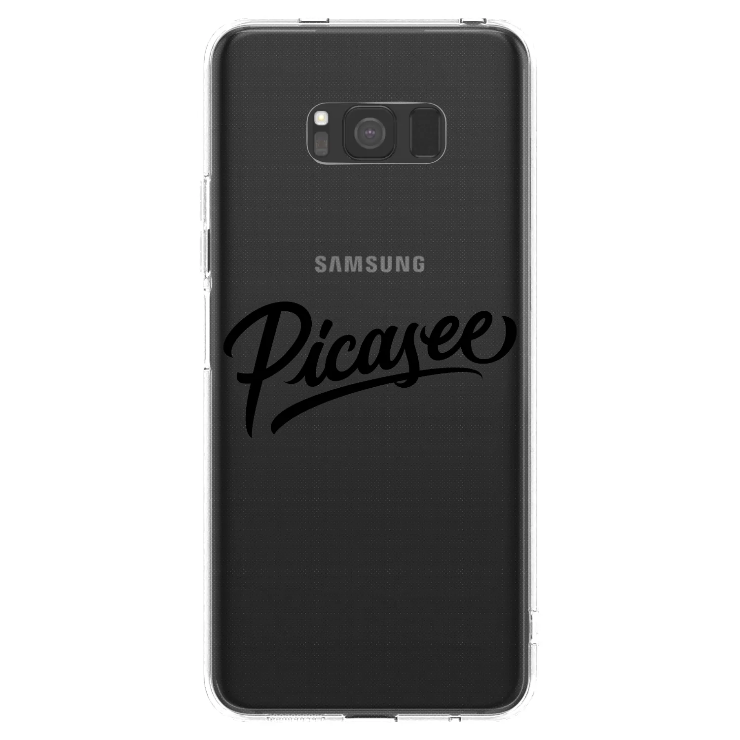 Picasee silikónový prehľadný obal pre Samsung Galaxy S8 G950F - Picasee - old logo - black