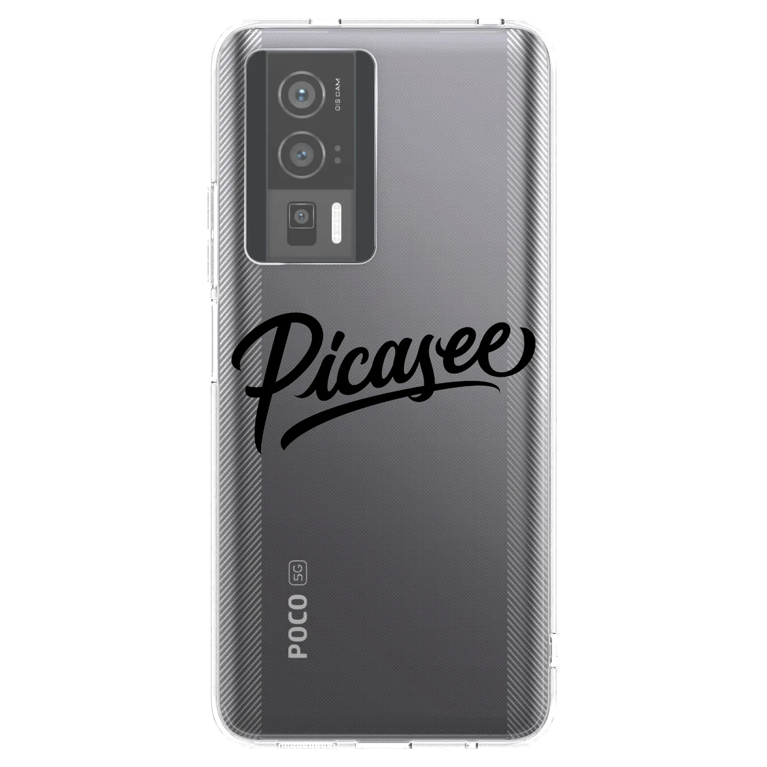 Picasee silikónový prehľadný obal pre Xiaomi Poco F5 Pro 5G - Picasee - old logo - black