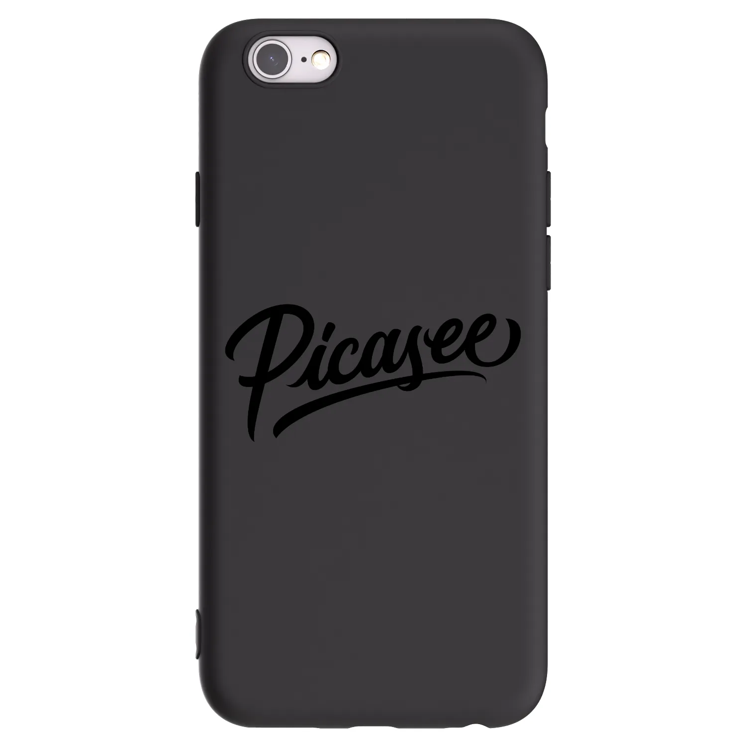 Picasee silikónový čierny obal pre Apple iPhone 6/6S - Picasee - old logo - black