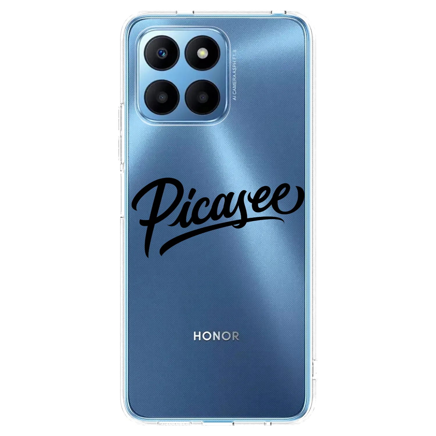 Picasee silikónový prehľadný obal pre Honor 70 Lite - Picasee - old logo - black