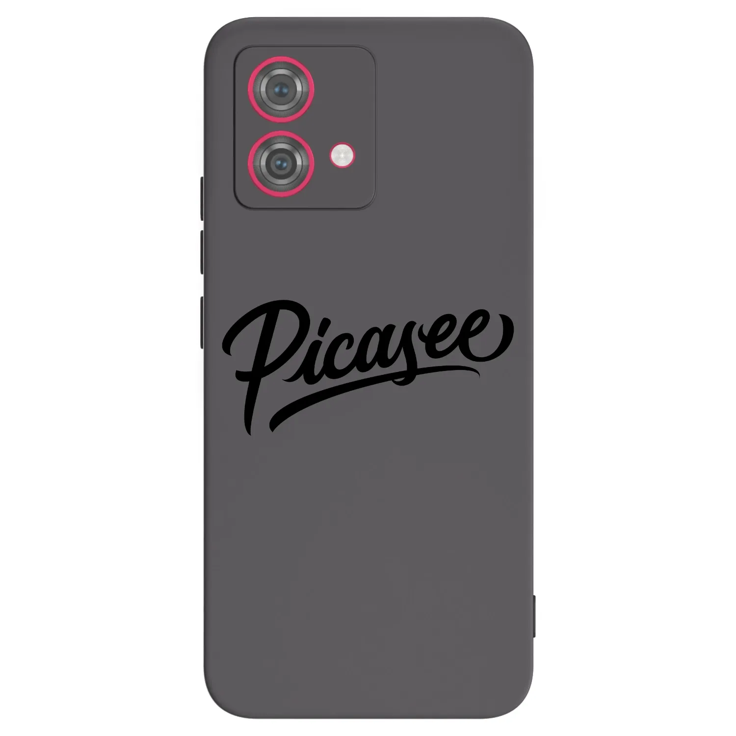 Silikónový čierny obal pre Motorola Moto G84 5G - Picasee - old logo - black