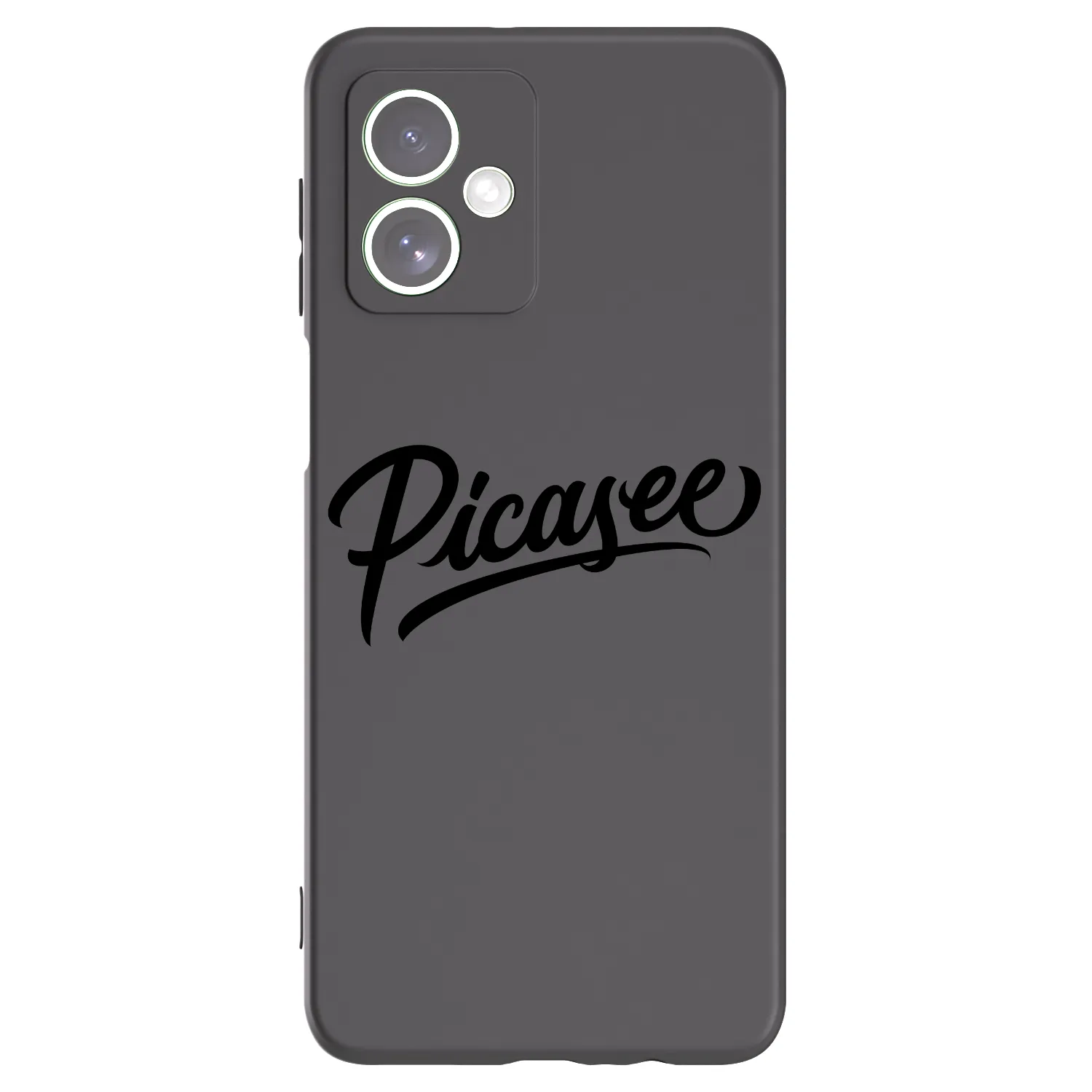 Silikónový čierny obal pre Motorola Moto G54 5G - Picasee - old logo - black
