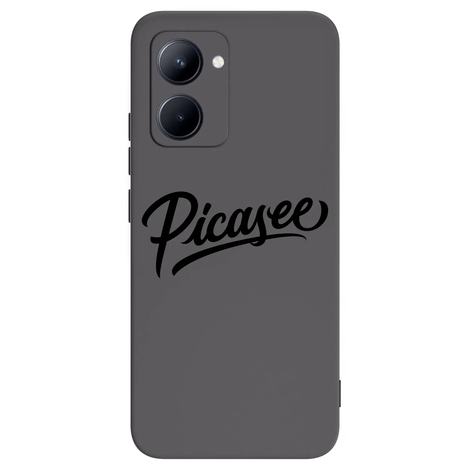 Picasee silikónový čierny obal pre Realme C33 (2023) - Picasee - old logo - black