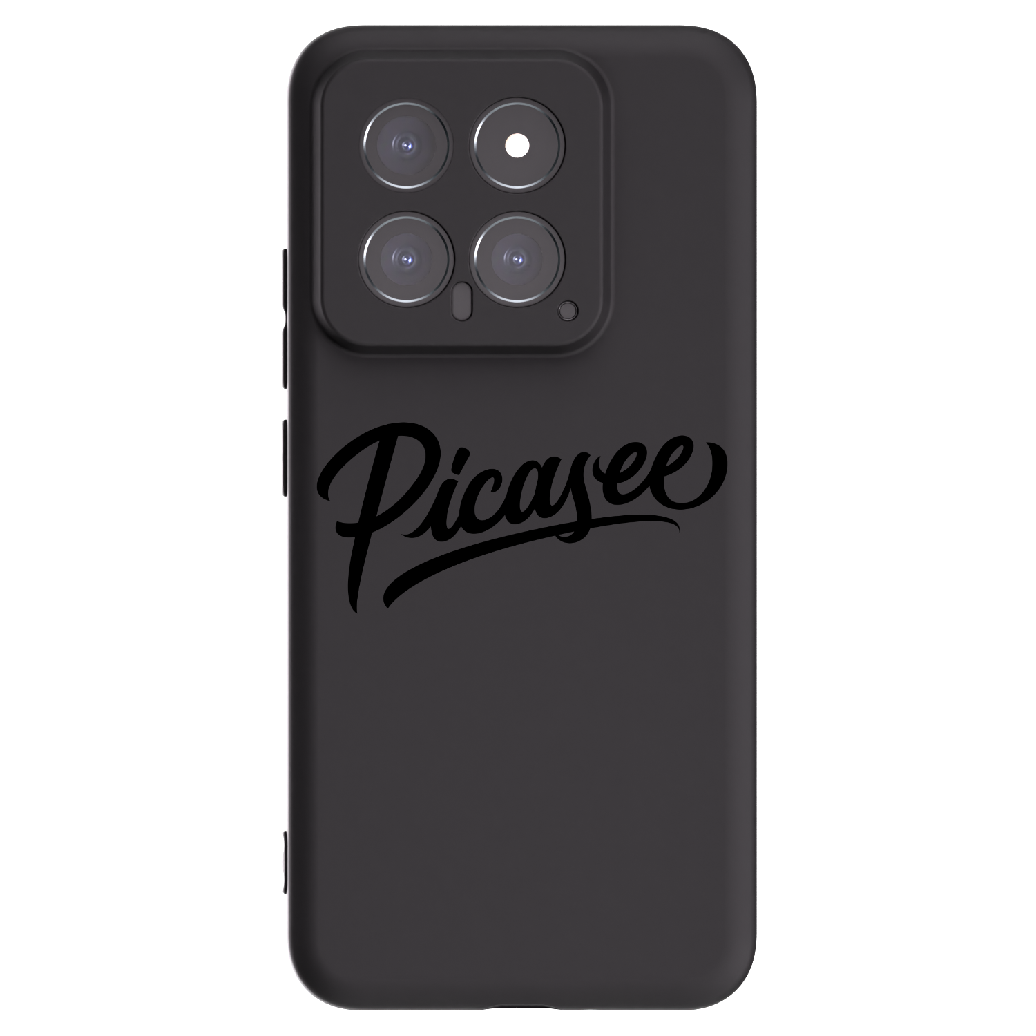 Picasee silikónový čierny obal pre Xiaomi 14 - Picasee - old logo - black