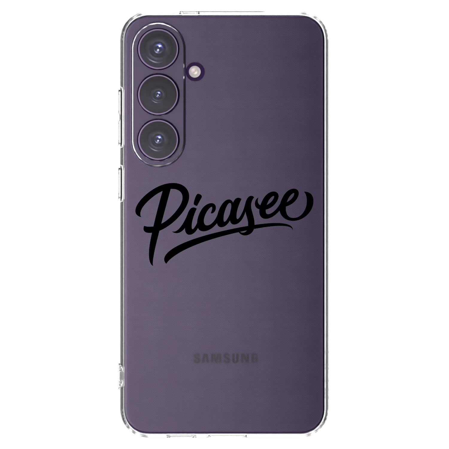 Picasee silikónový prehľadný obal pre Samsung Galaxy S24+ S926B 5G - Picasee - old logo - black