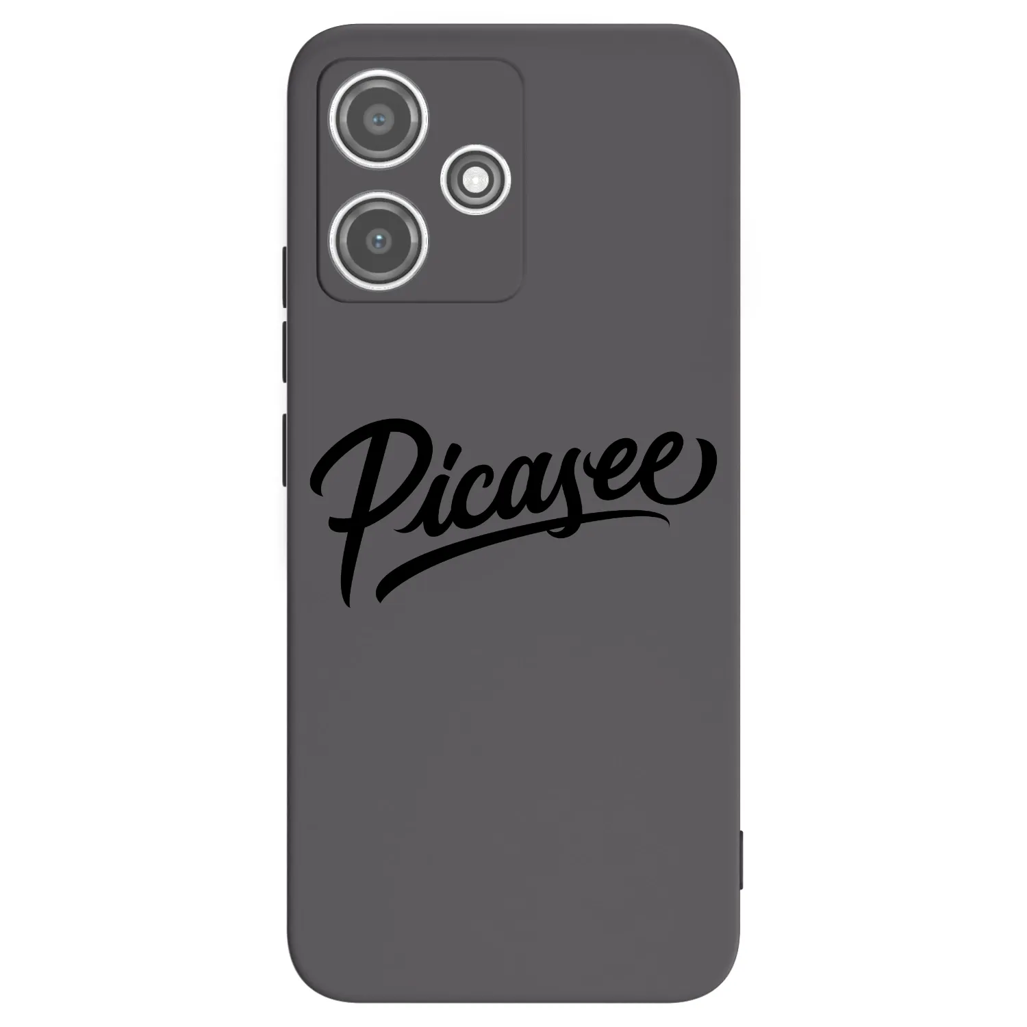 Picasee silikónový čierny obal pre Xiaomi Redmi 12 5G - Picasee - old logo - black