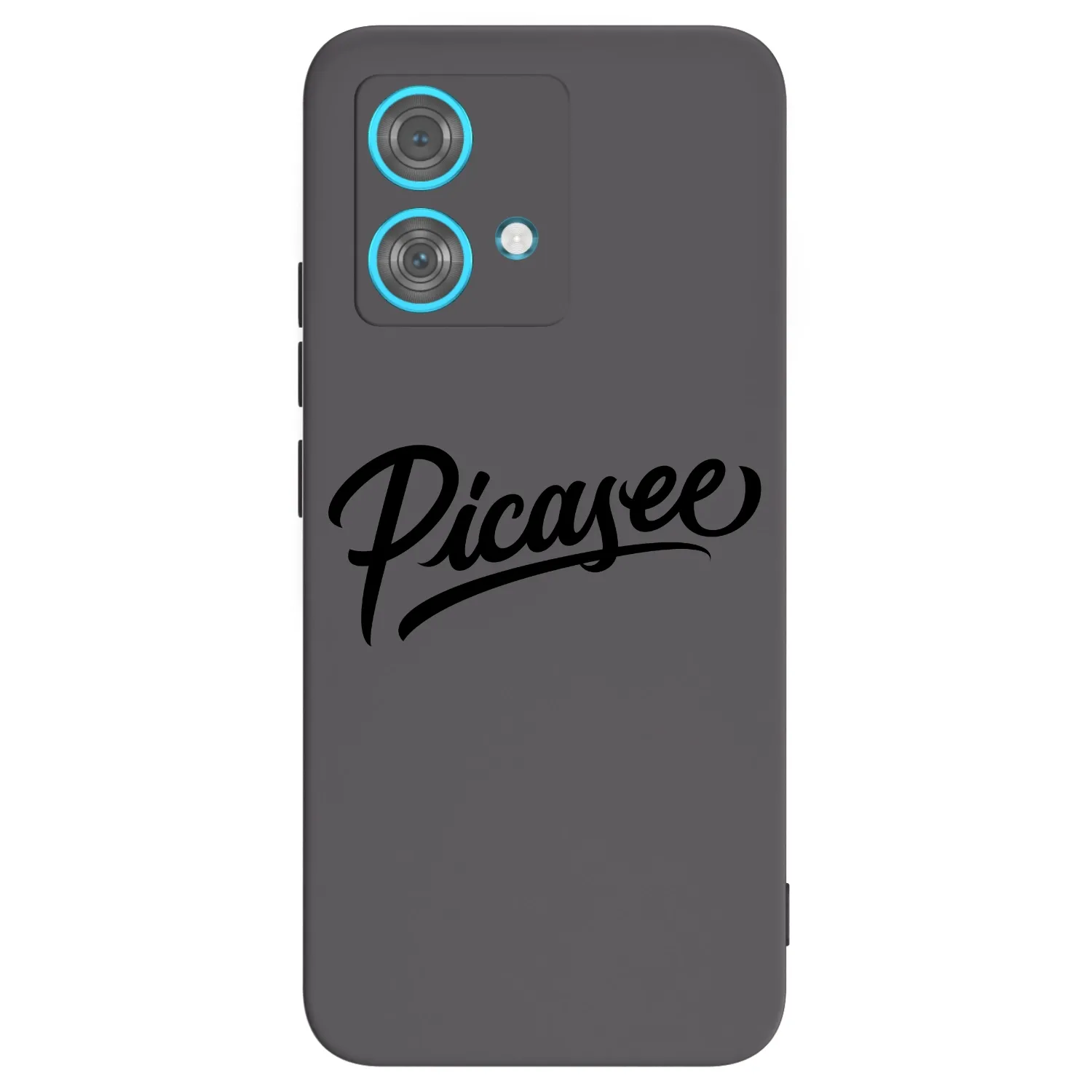 Picasee silikónový čierny obal pre Motorola Edge 40 Neo - Picasee - old logo - black