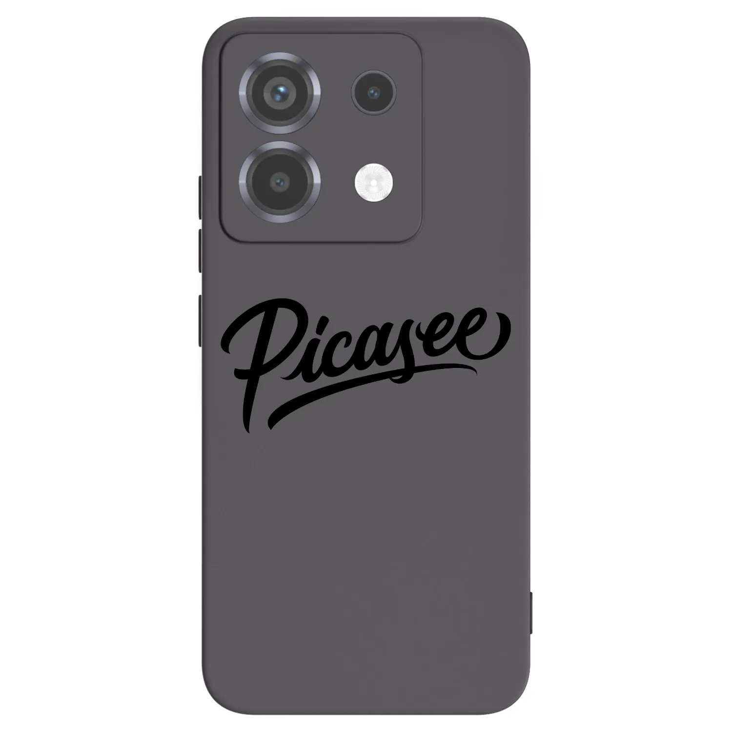 Picasee silikónový čierny obal pre Xiaomi Poco X6 - Picasee - old logo - black