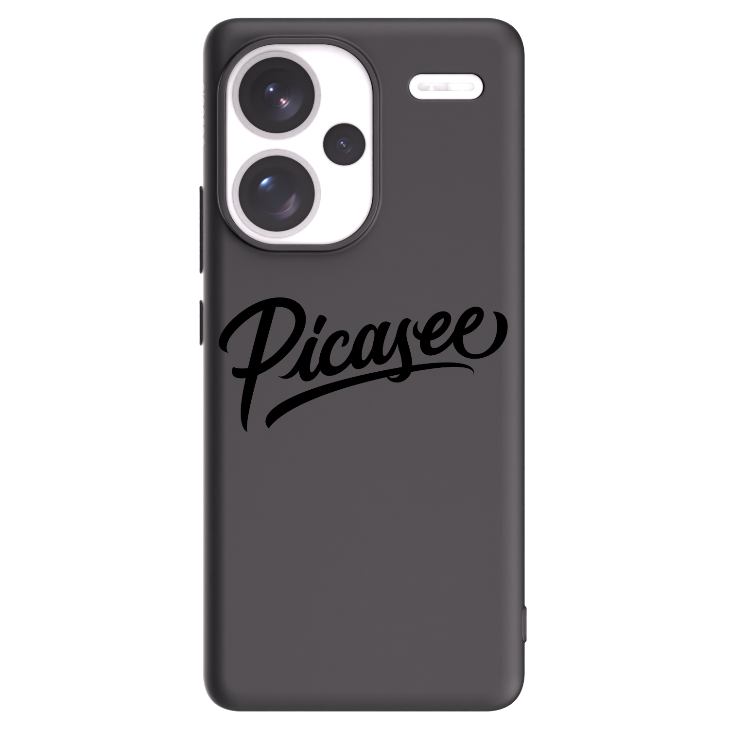 Picasee silikónový čierny obal pre Xiaomi Redmi Note 13 Pro+ 5G - Picasee - old logo - black