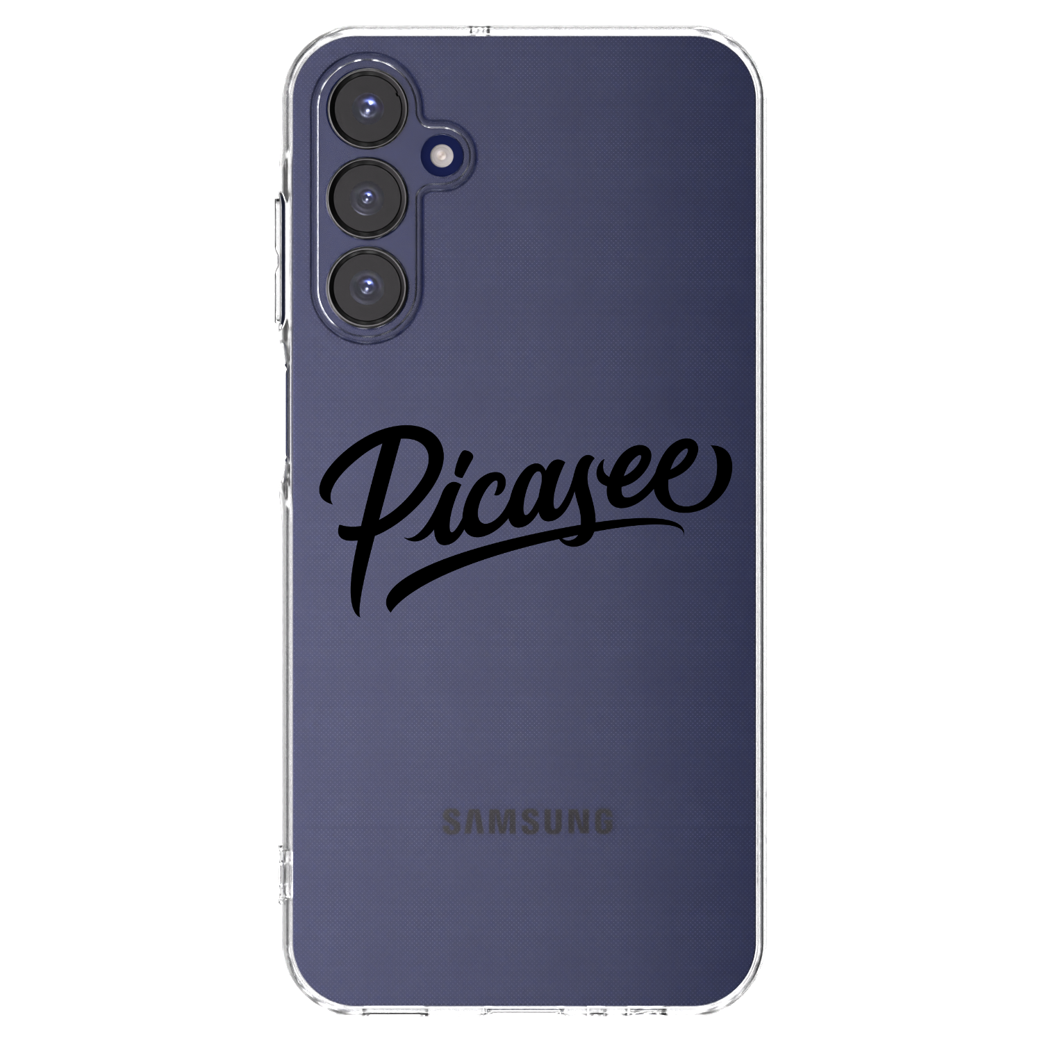 Picasee silikónový prehľadný obal pre Samsung Galaxy A15 A155F 4G - Picasee - old logo - black