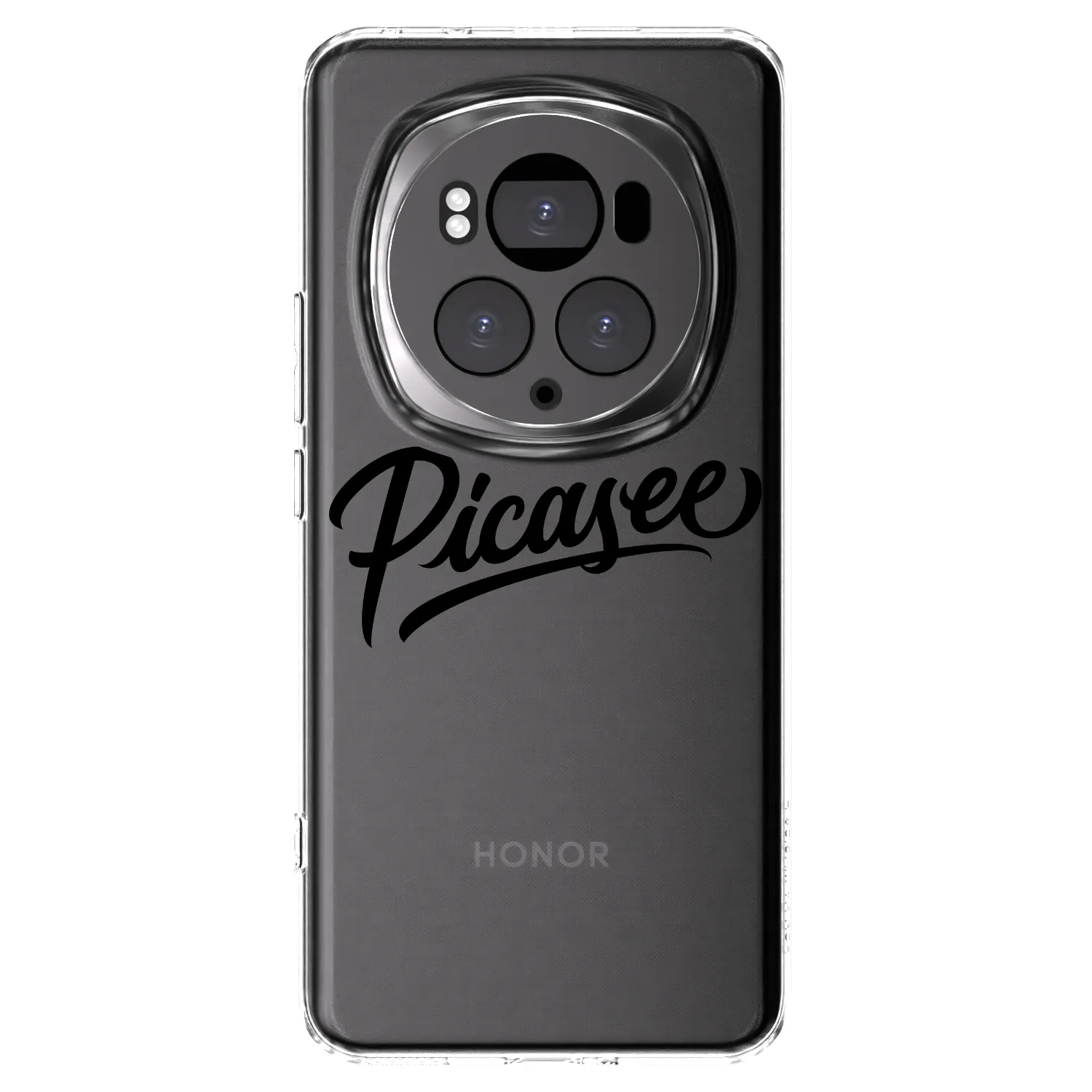 Picasee silikónový prehľadný obal pre Honor Magic6 Pro - Picasee - old logo - black