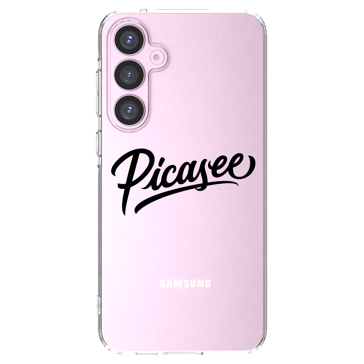 Picasee silikónový prehľadný obal pre Samsung Galaxy A55 5G A556B - Picasee - old logo - black