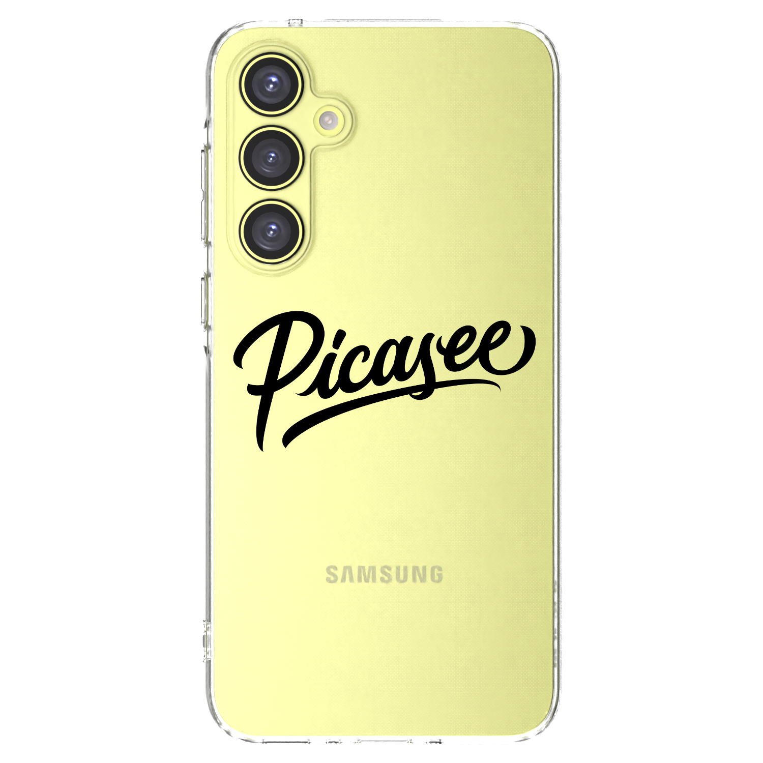 Picasee silikónový prehľadný obal pre Samsung Galaxy A35 5G A356B - Picasee - old logo - black