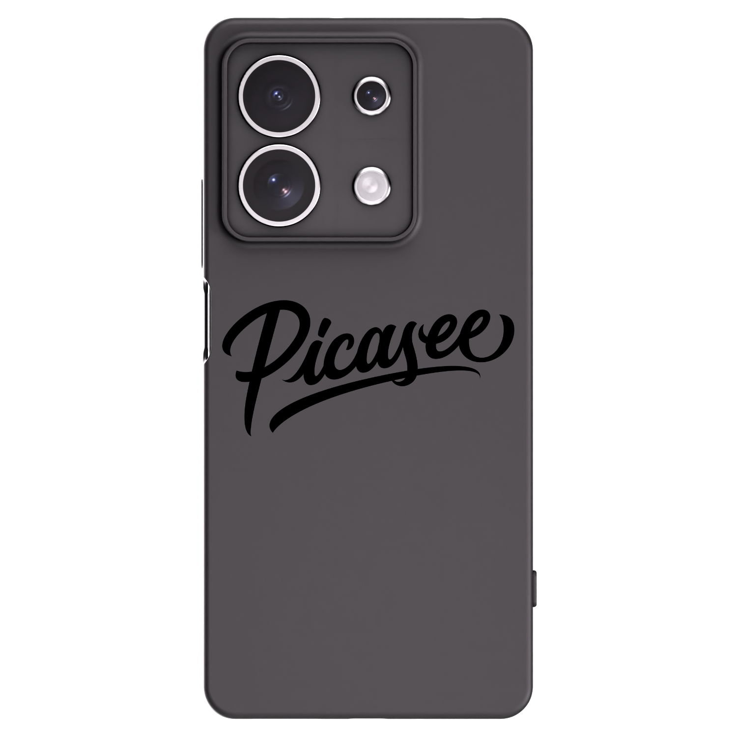 Picasee silikónový čierny obal pre Xiaomi Redmi Note 13 4G - Picasee - old logo - black