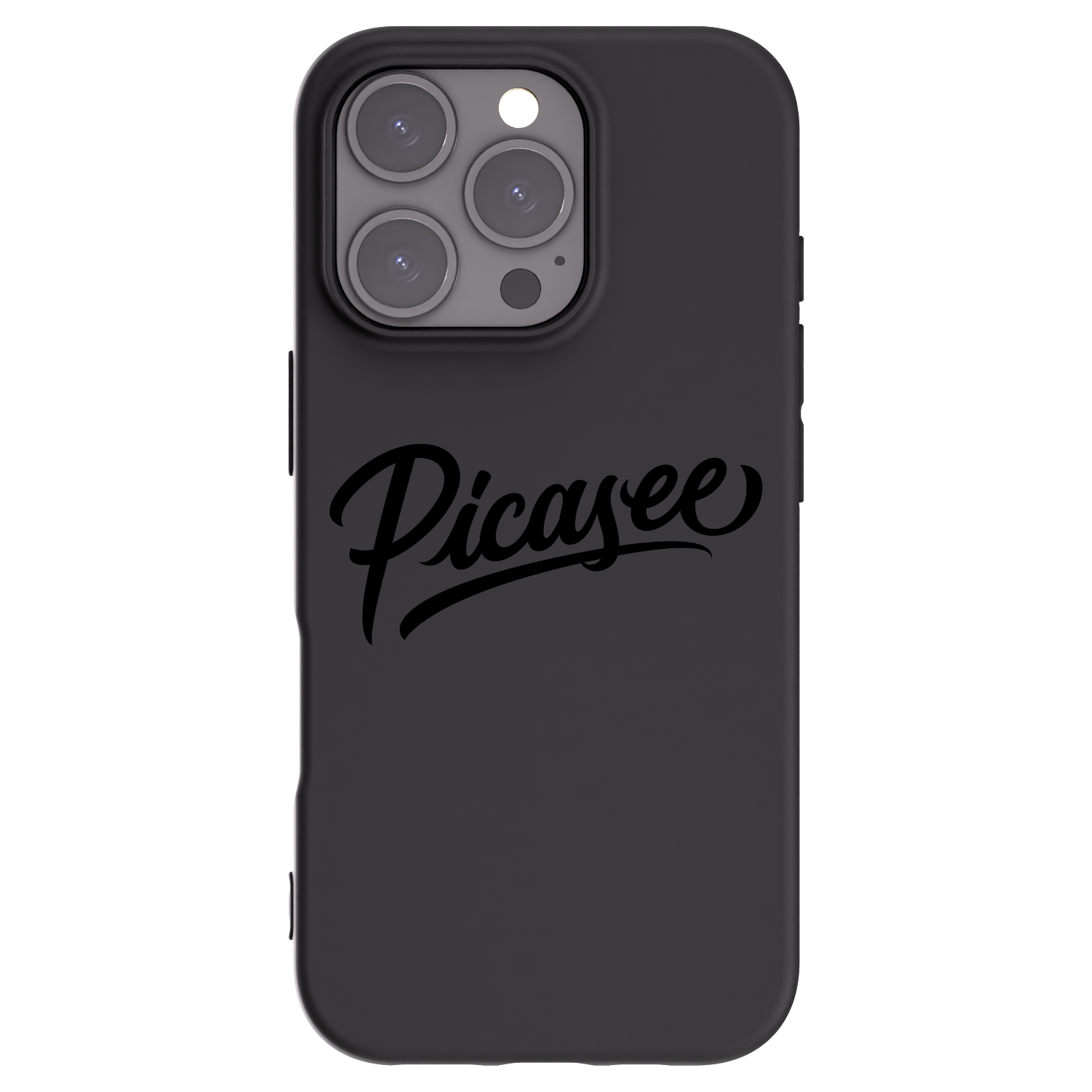 Picasee silikónový čierny obal pre Apple iPhone 16 Pro - Picasee - old logo - black