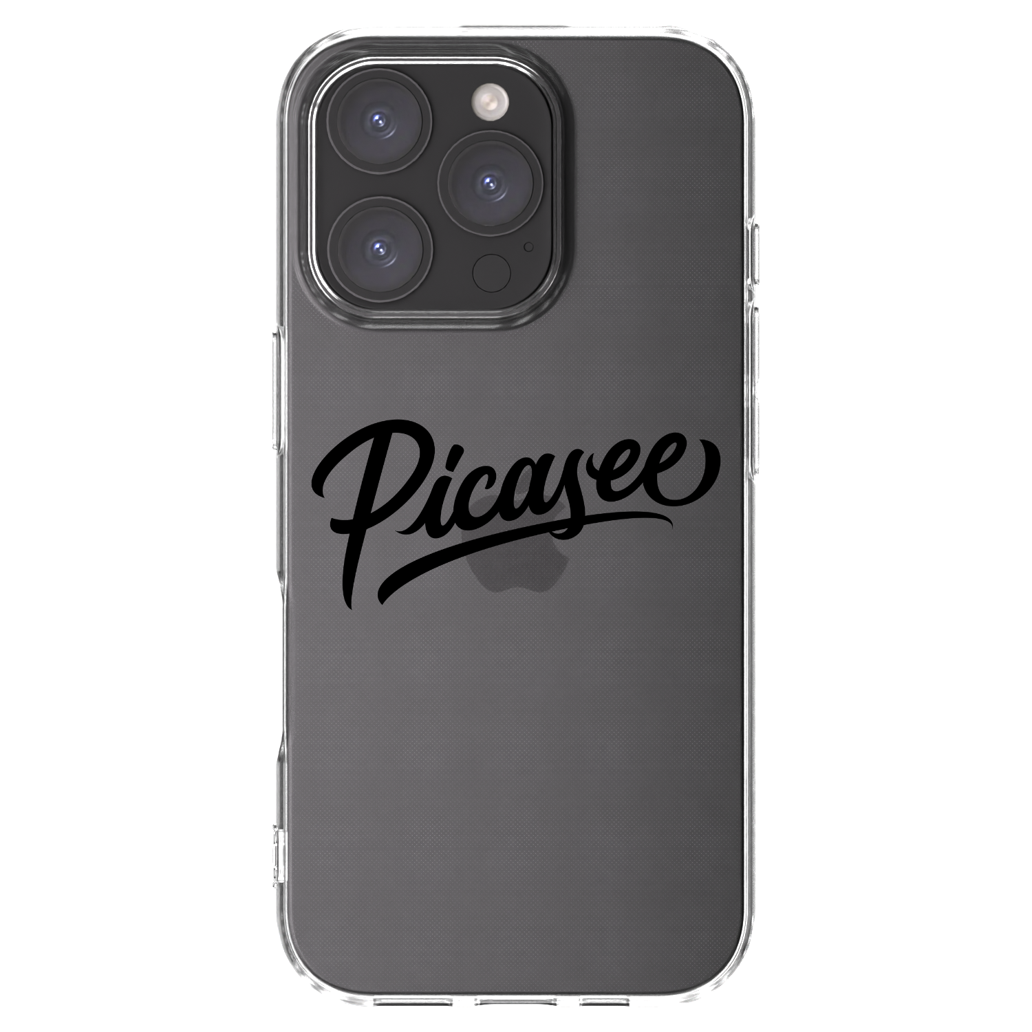 Picasee silikónový prehľadný obal pre Apple iPhone 16 Pro - Picasee - old logo - black