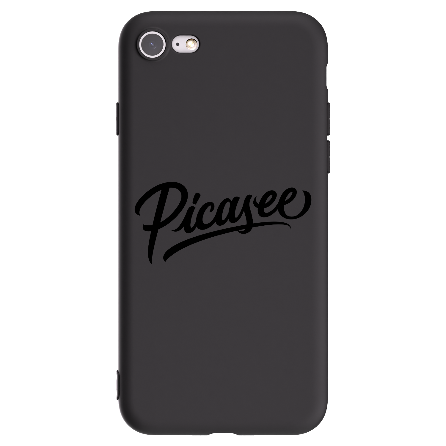 Picasee silikónový čierny obal pre Apple iPhone 8 - Picasee - old logo - black