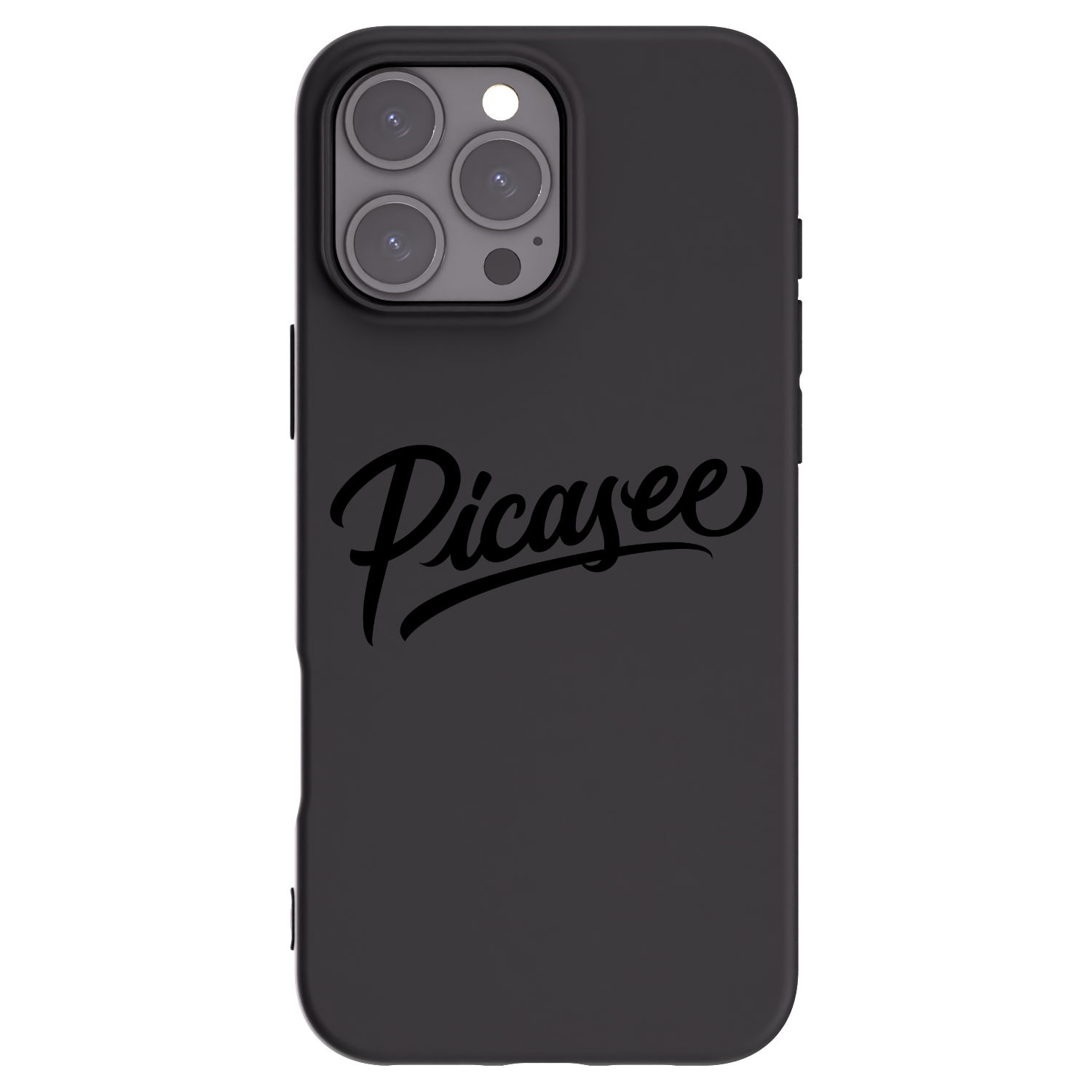 Picasee silikónový čierny obal pre Apple iPhone 16 Pro Max - Picasee - old logo - black