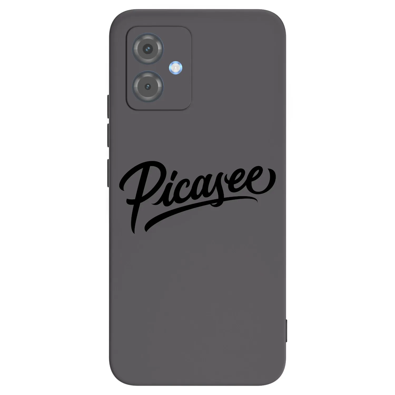 Picasee silikónový čierny obal pre Motorola Moto G14 - Picasee - old logo - black