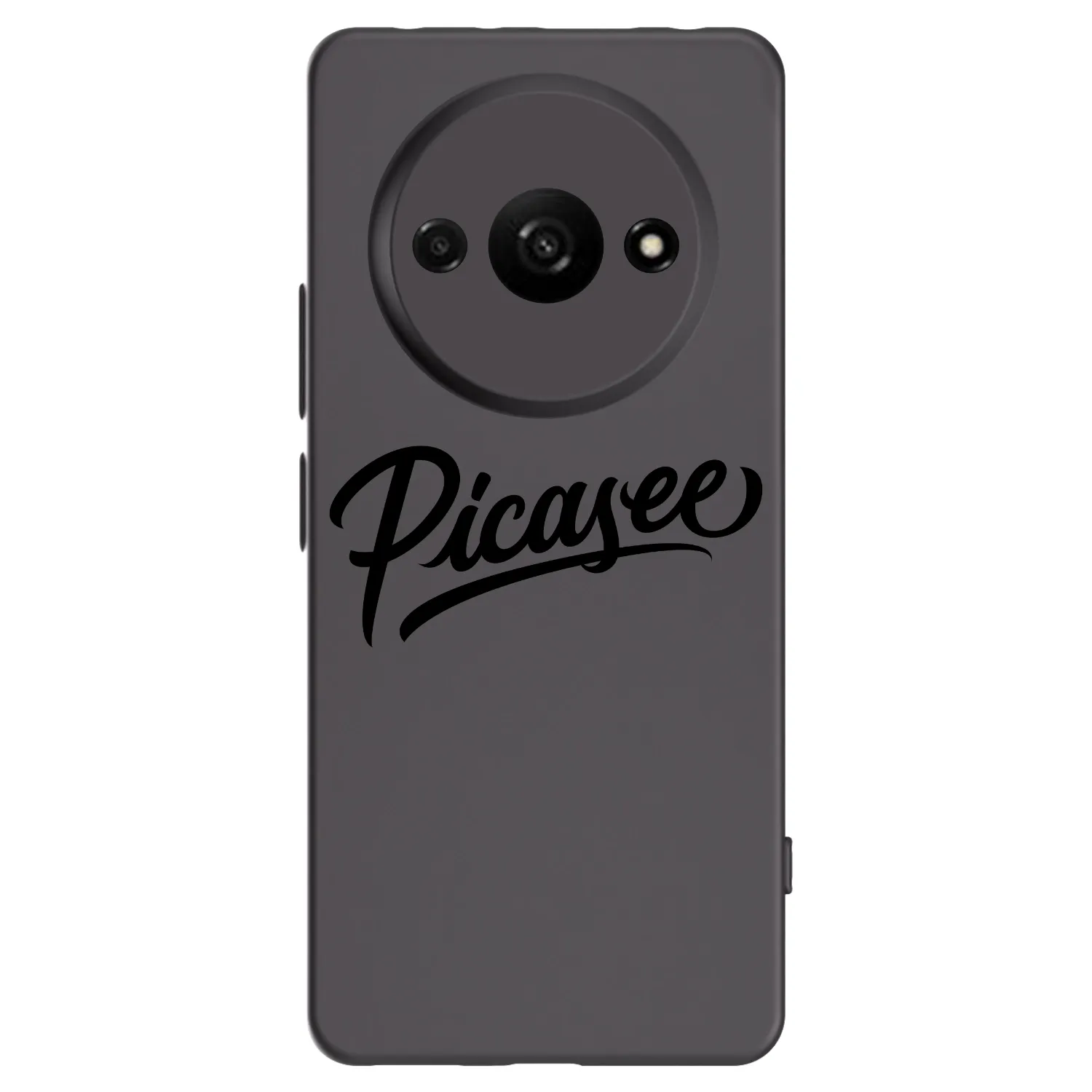 Picasee silikónový čierny obal pre Xiaomi Redmi A3 - Picasee - old logo - black