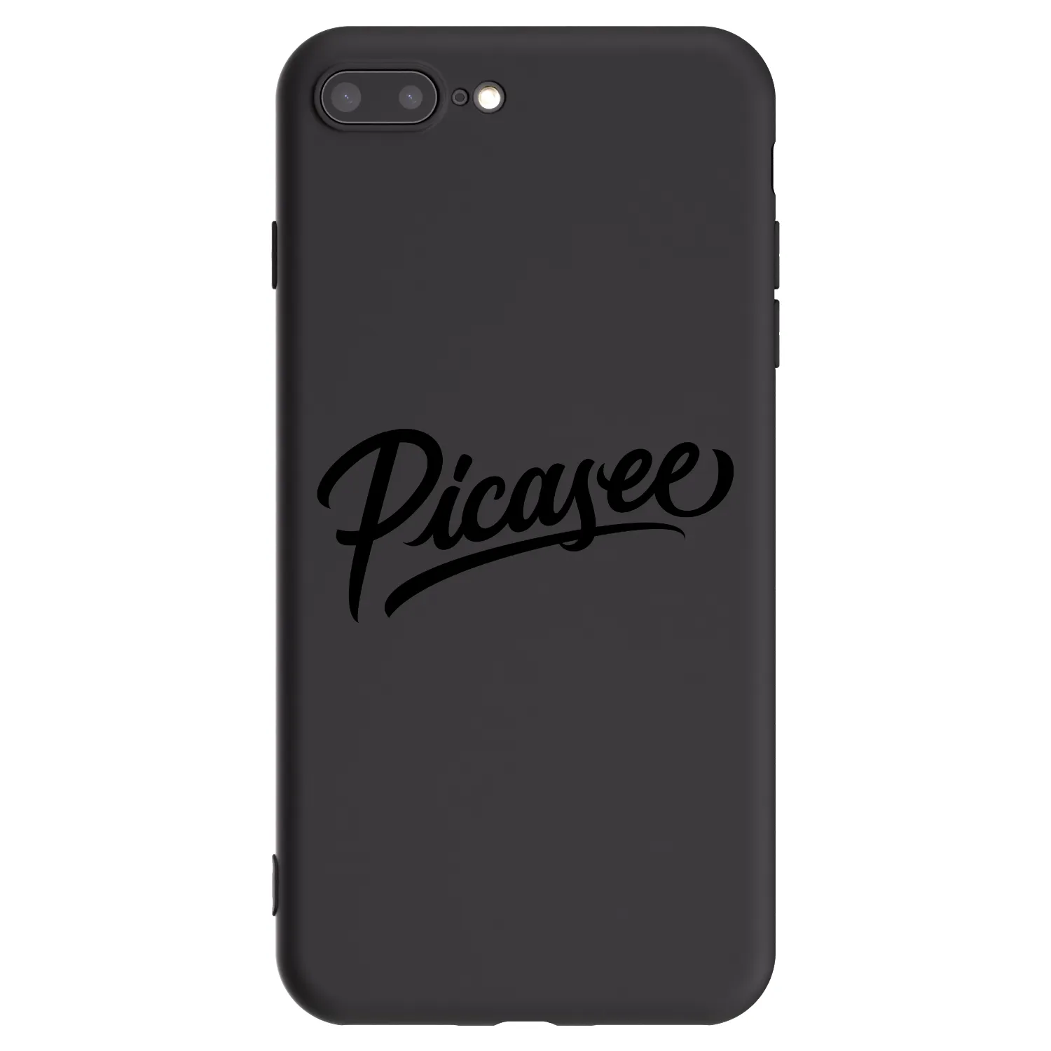 Picasee silikónový čierny obal pre Apple iPhone 7 Plus - Picasee - old logo - black