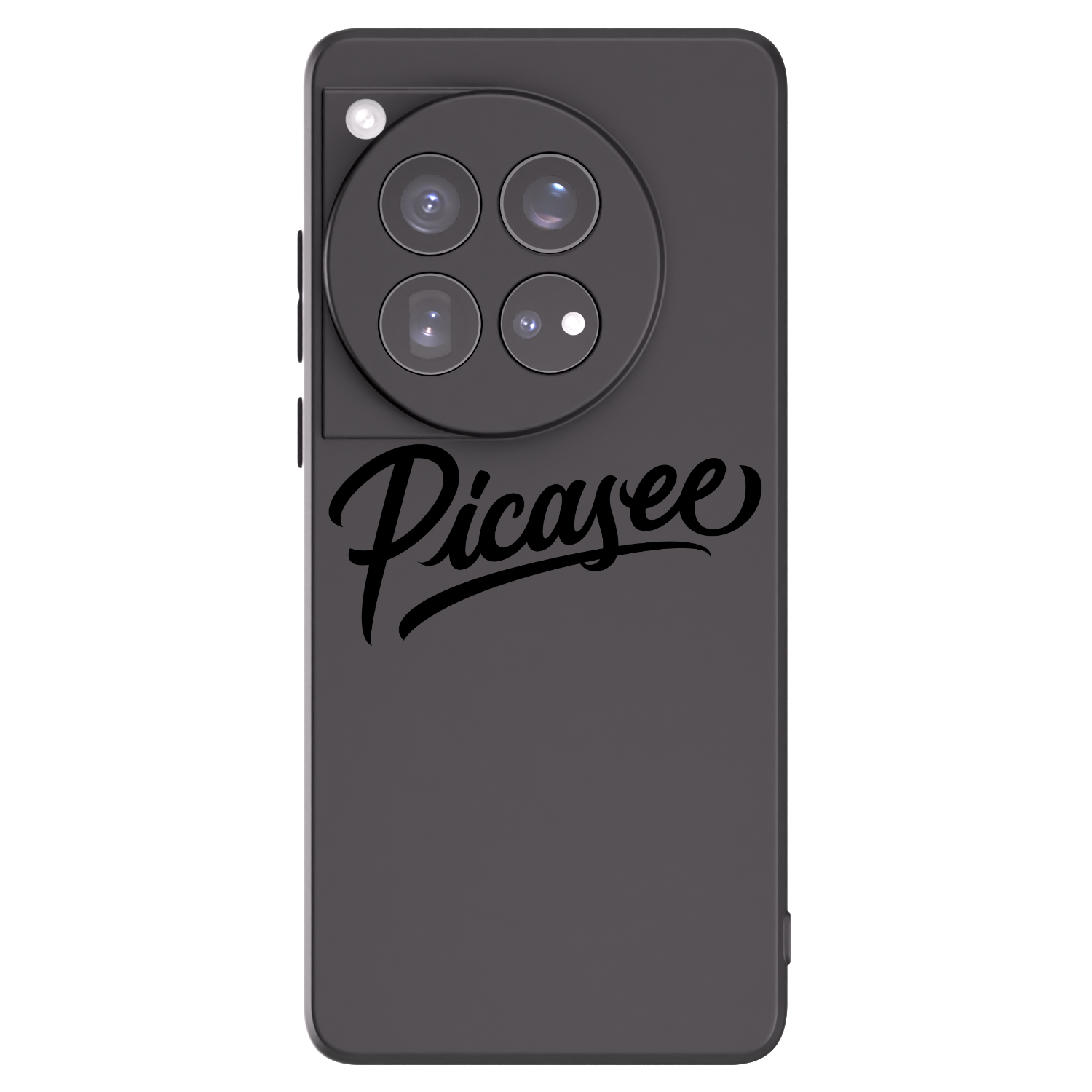 Silikónový čierny obal pre OnePlus 12 5G - Picasee - old logo - black