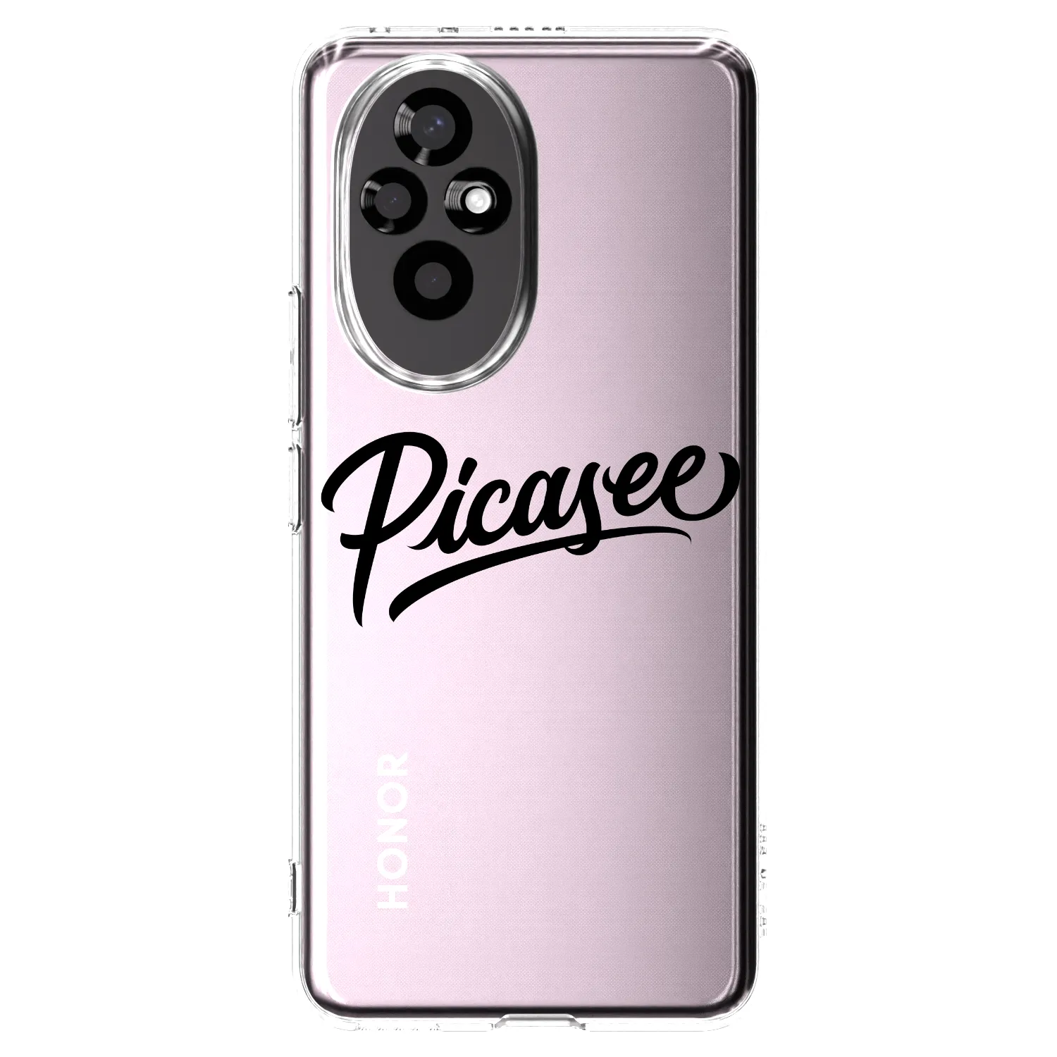 Picasee silikónový prehľadný obal pre Honor 200 Pro 5G - Picasee - old logo - black