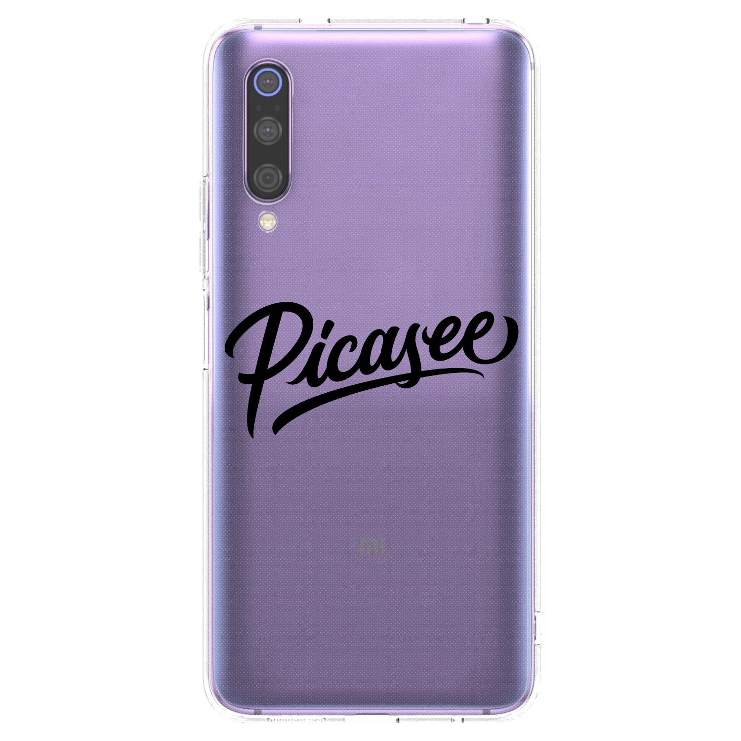 Picasee silikónový prehľadný obal pre Xiaomi Mi 9 - Picasee - old logo - black