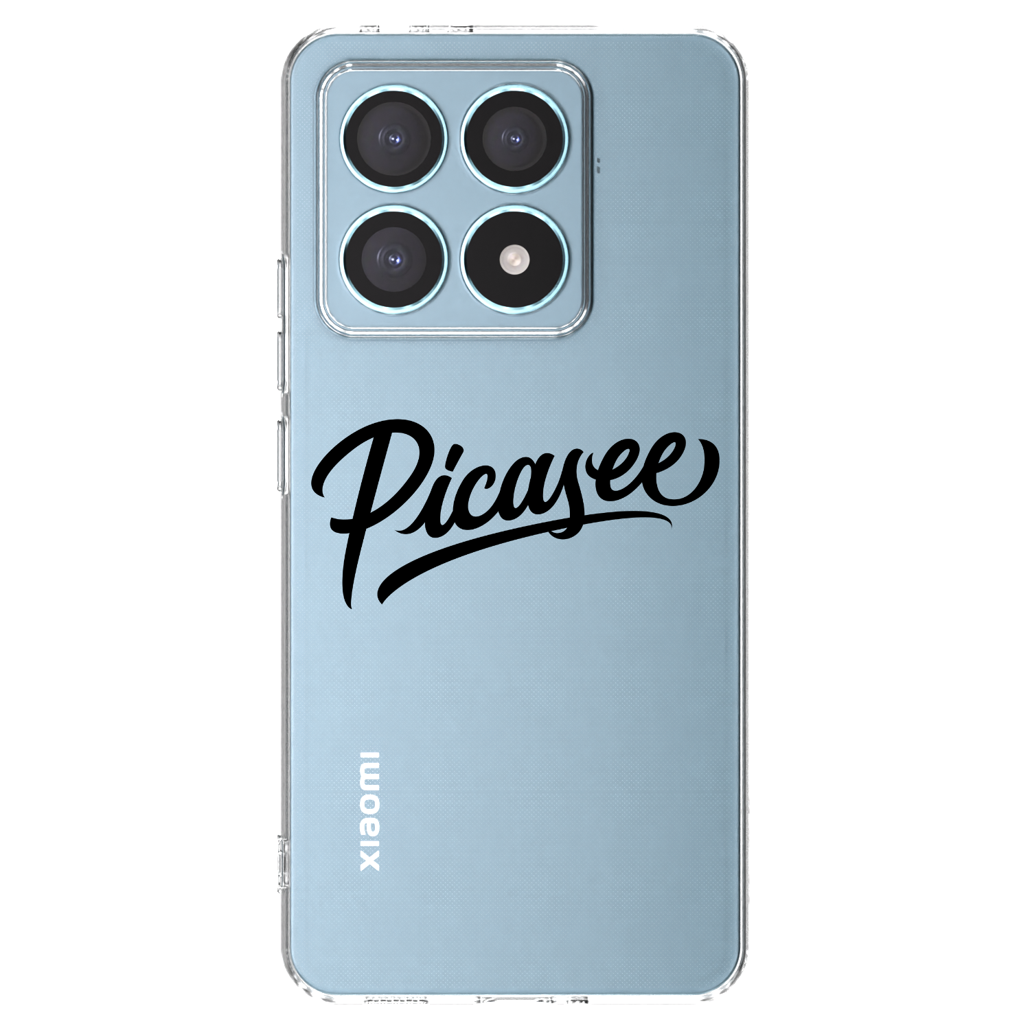Picasee silikónový prehľadný obal pre Xiaomi 14T Pro - Picasee - old logo - black