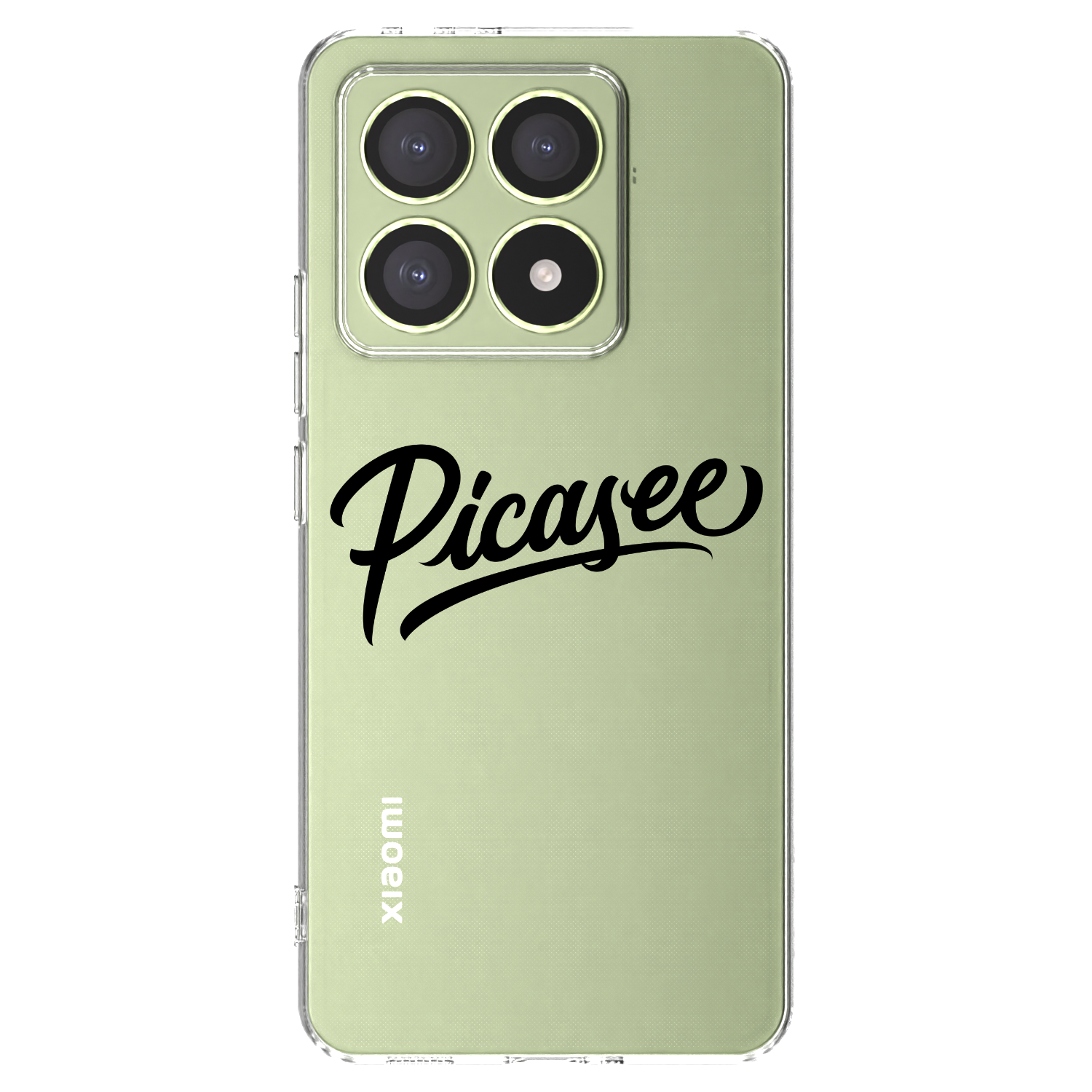 Picasee silikónový prehľadný obal pre Xiaomi 14T - Picasee - old logo - black