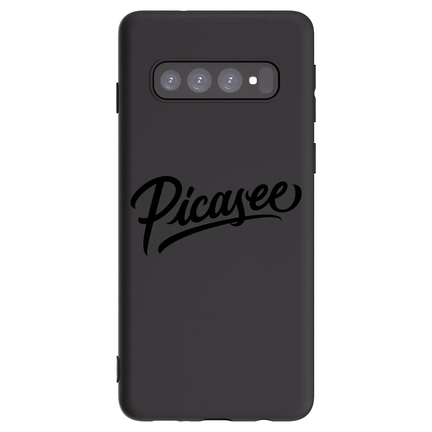 Picasee silikónový čierny obal pre Samsung Galaxy S10 G973 - Picasee - old logo - black