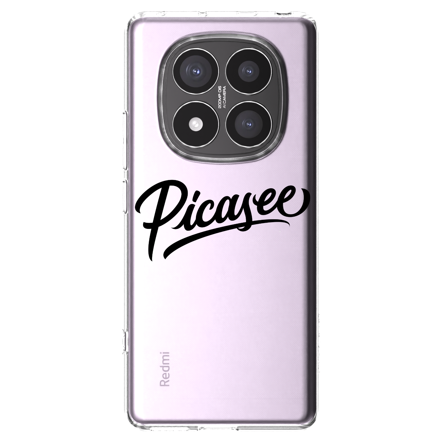 Picasee silikónový prehľadný obal pre Xiaomi Redmi Note 14 Pro+ 5G - Picasee - old logo - black