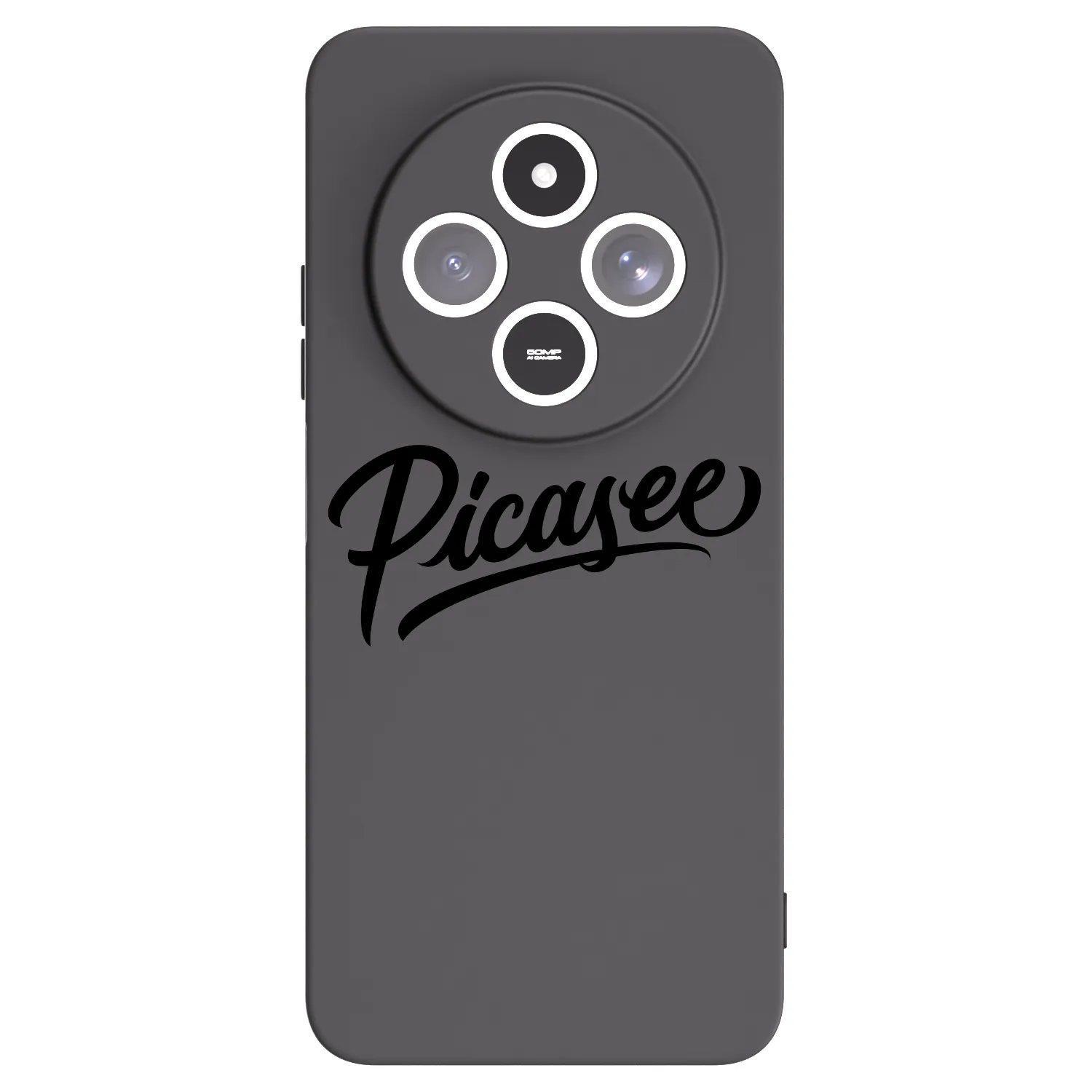 Picasee silikónový čierny obal pre Xiaomi Redmi 14C - Picasee - old logo - black